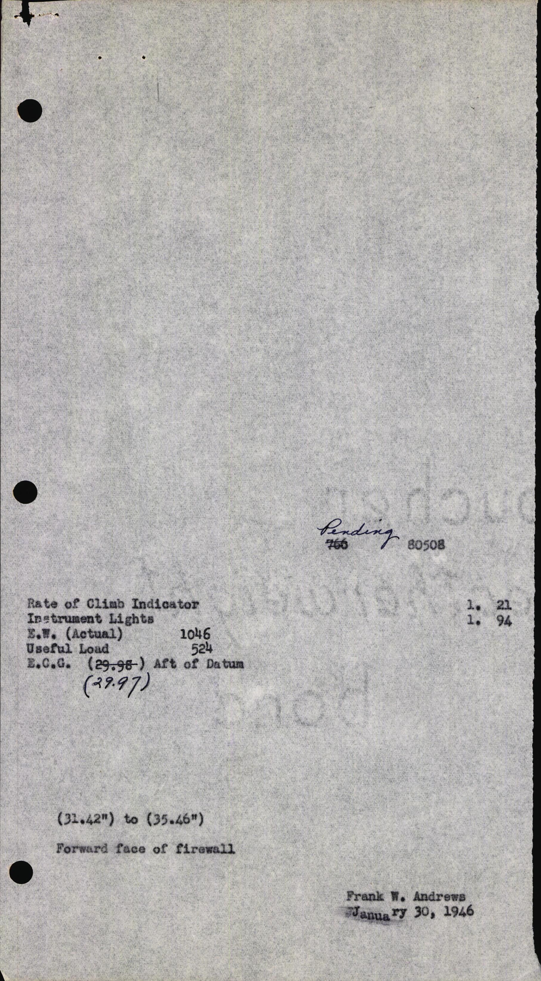 Sample page 3 from AirCorps Library document: Technical Information for Serial Number 11