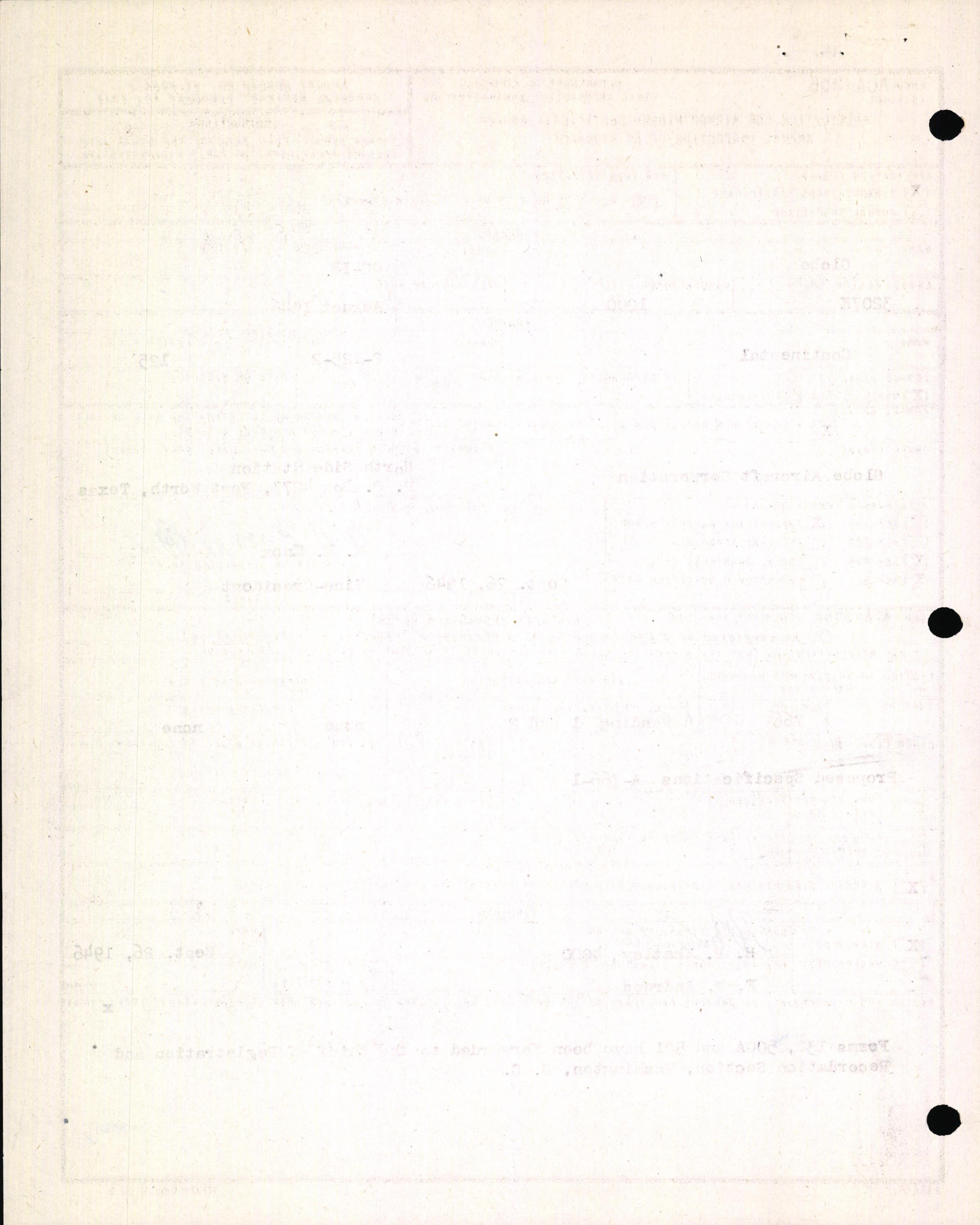 Sample page 4 from AirCorps Library document: Technical Information for Serial Number 1200