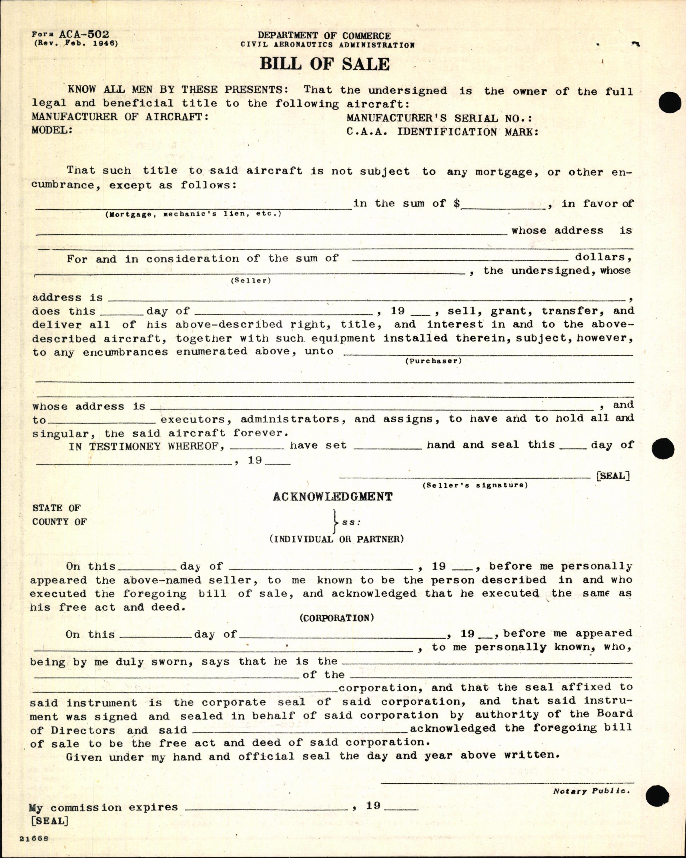 Sample page 6 from AirCorps Library document: Technical Information for Serial Number 1205