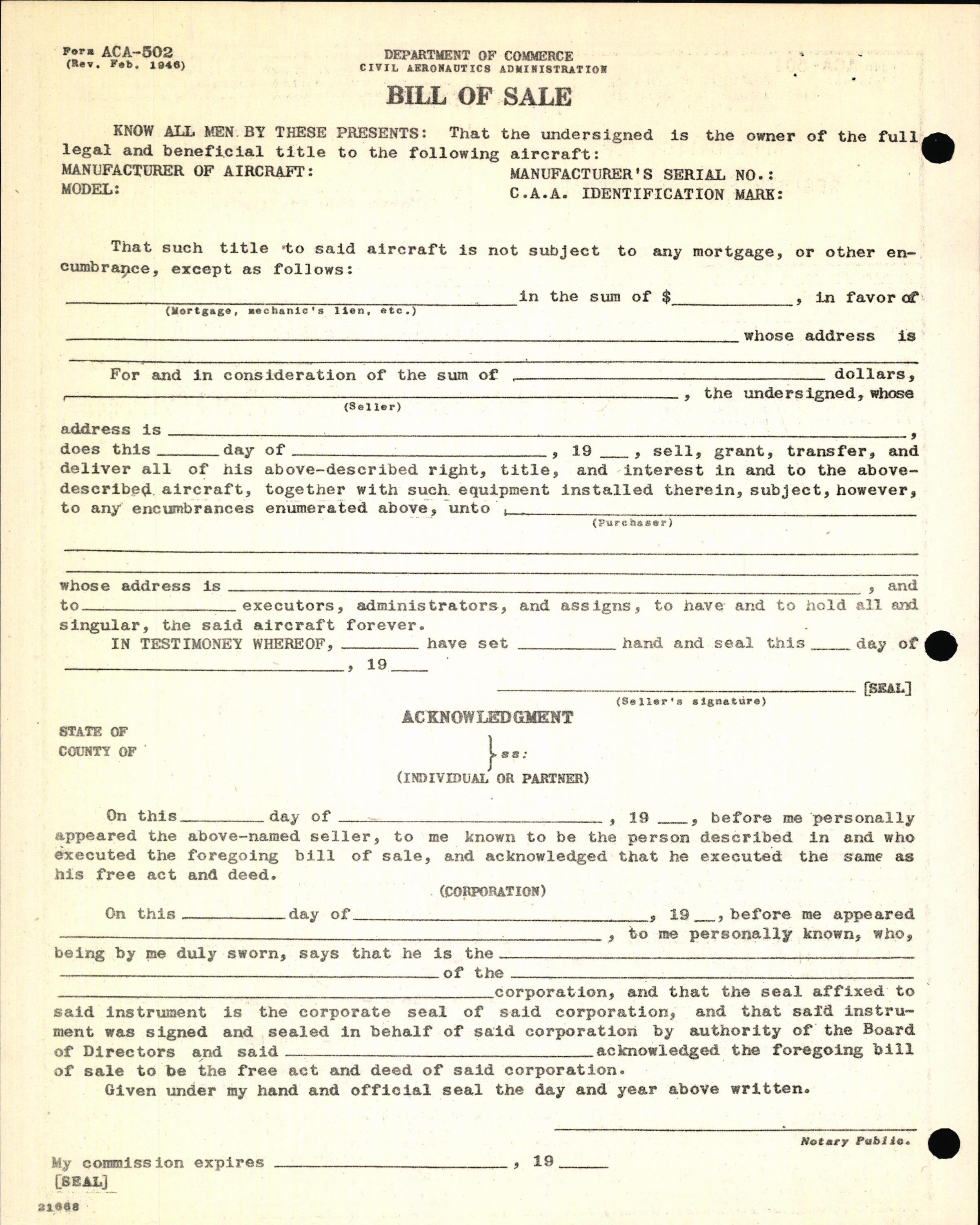 Sample page 6 from AirCorps Library document: Technical Information for Serial Number 1206
