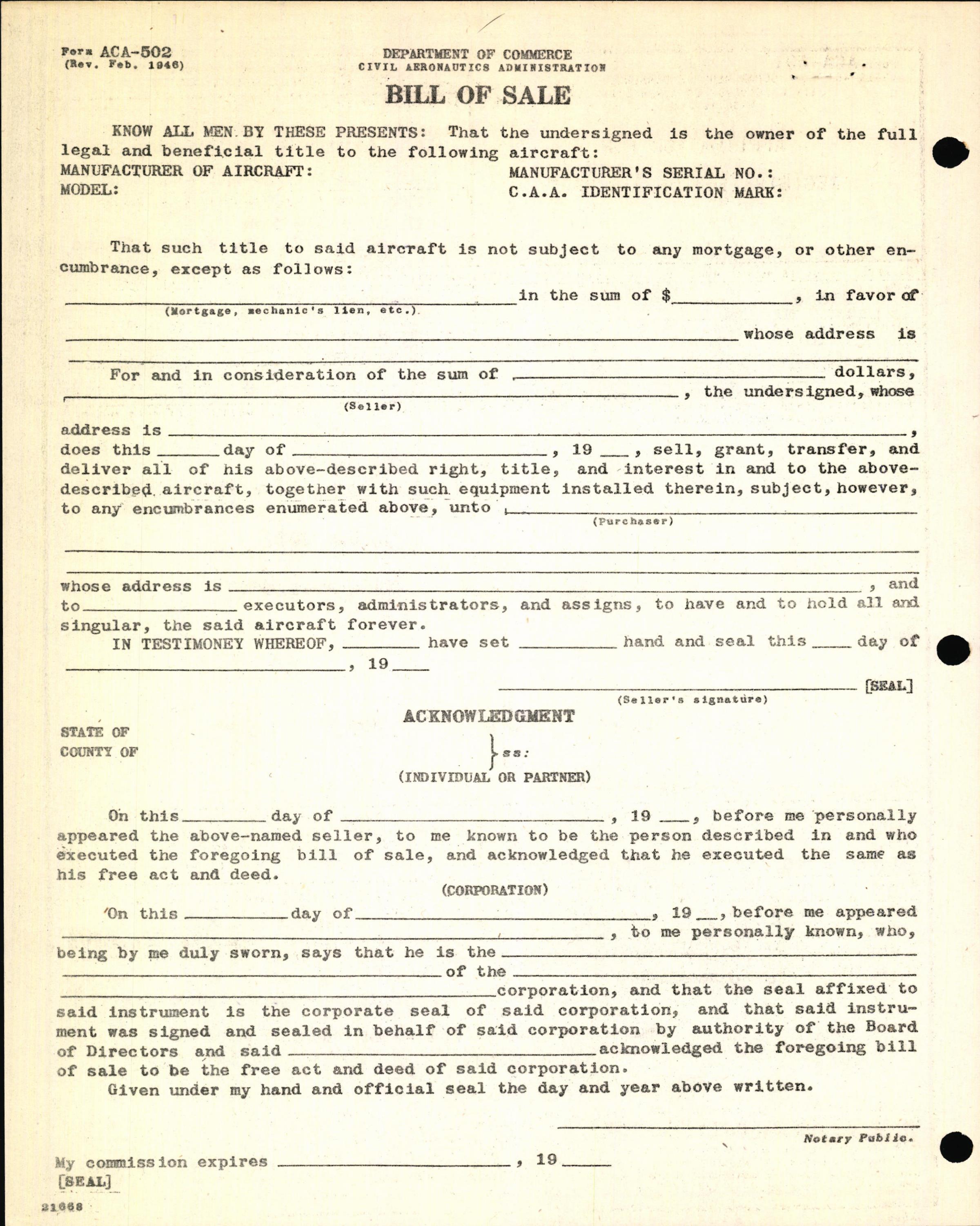 Sample page 4 from AirCorps Library document: Technical Information for Serial Number 1215
