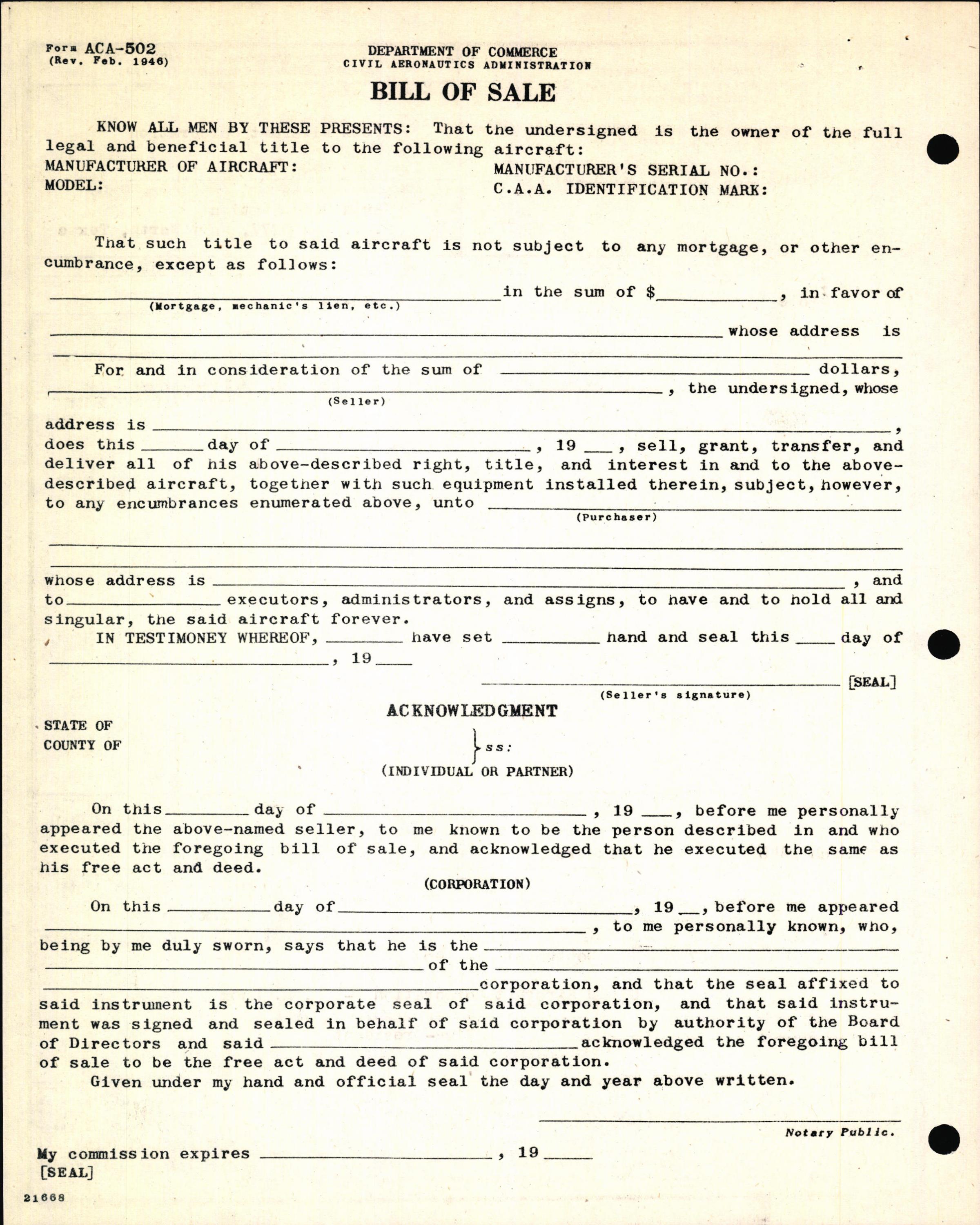 Sample page 6 from AirCorps Library document: Technical Information for Serial Number 1216