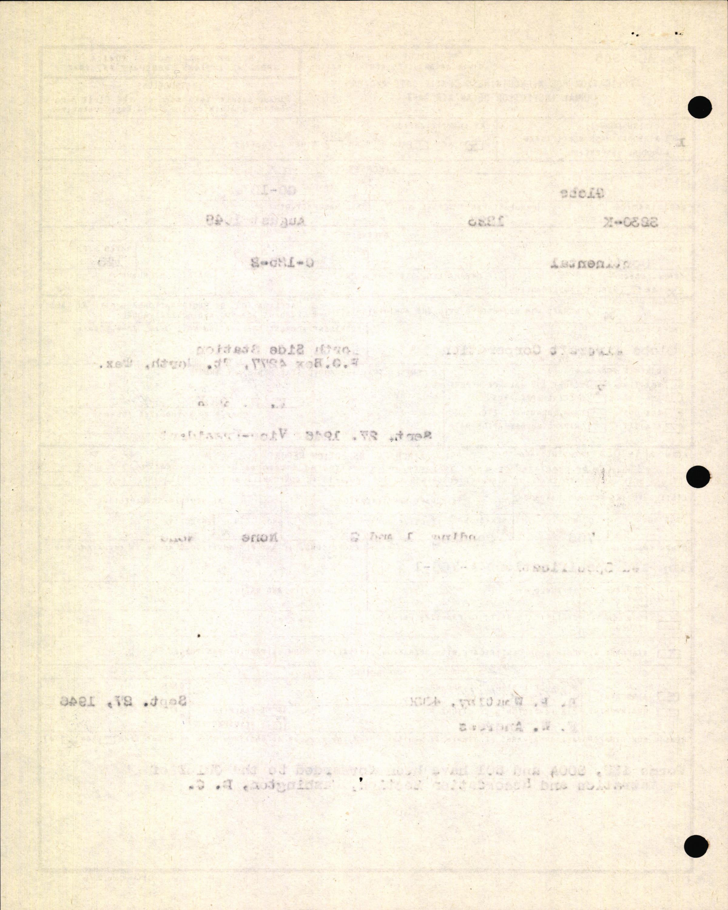 Sample page 4 from AirCorps Library document: Technical Information for Serial Number 1223