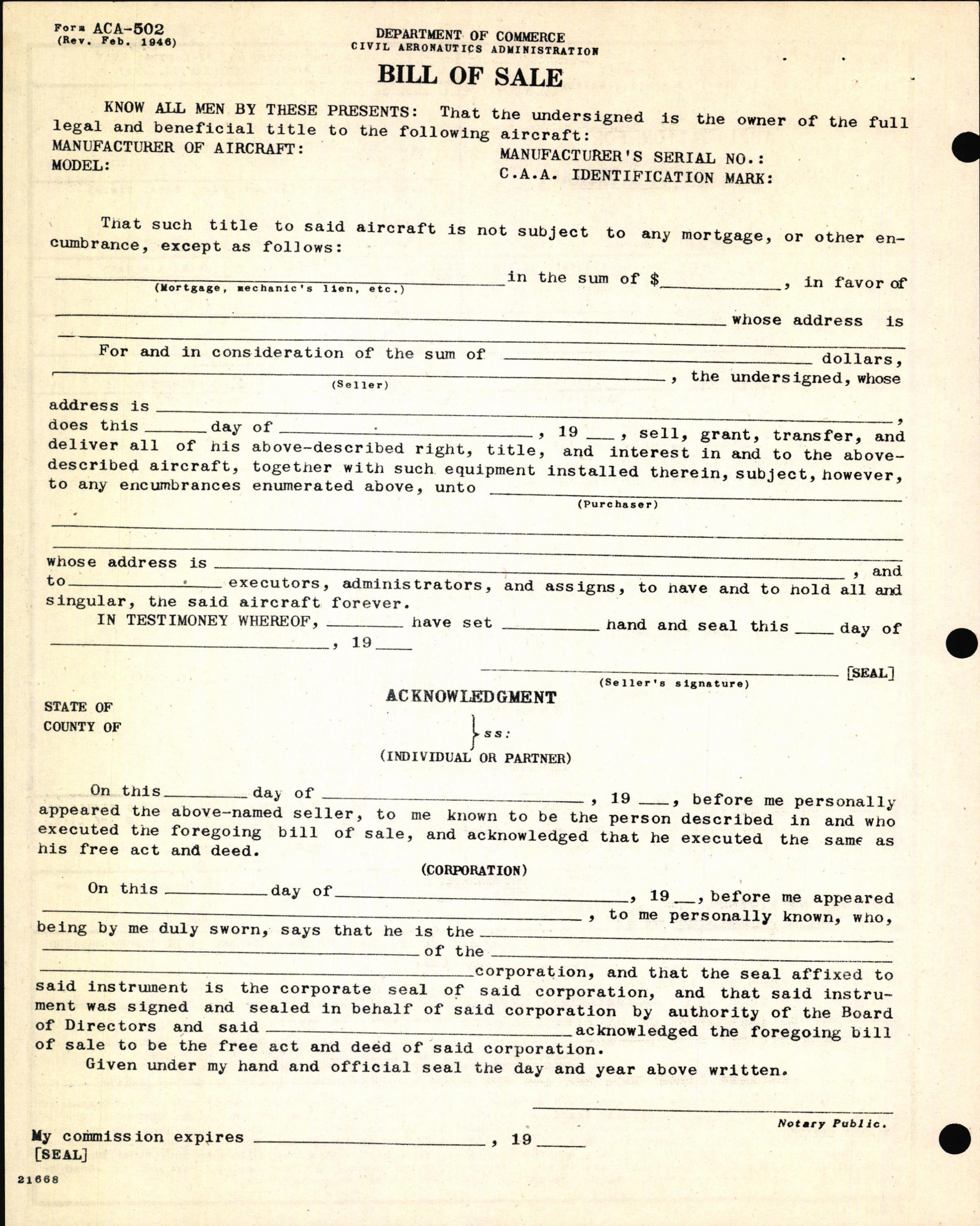 Sample page 6 from AirCorps Library document: Technical Information for Serial Number 1228