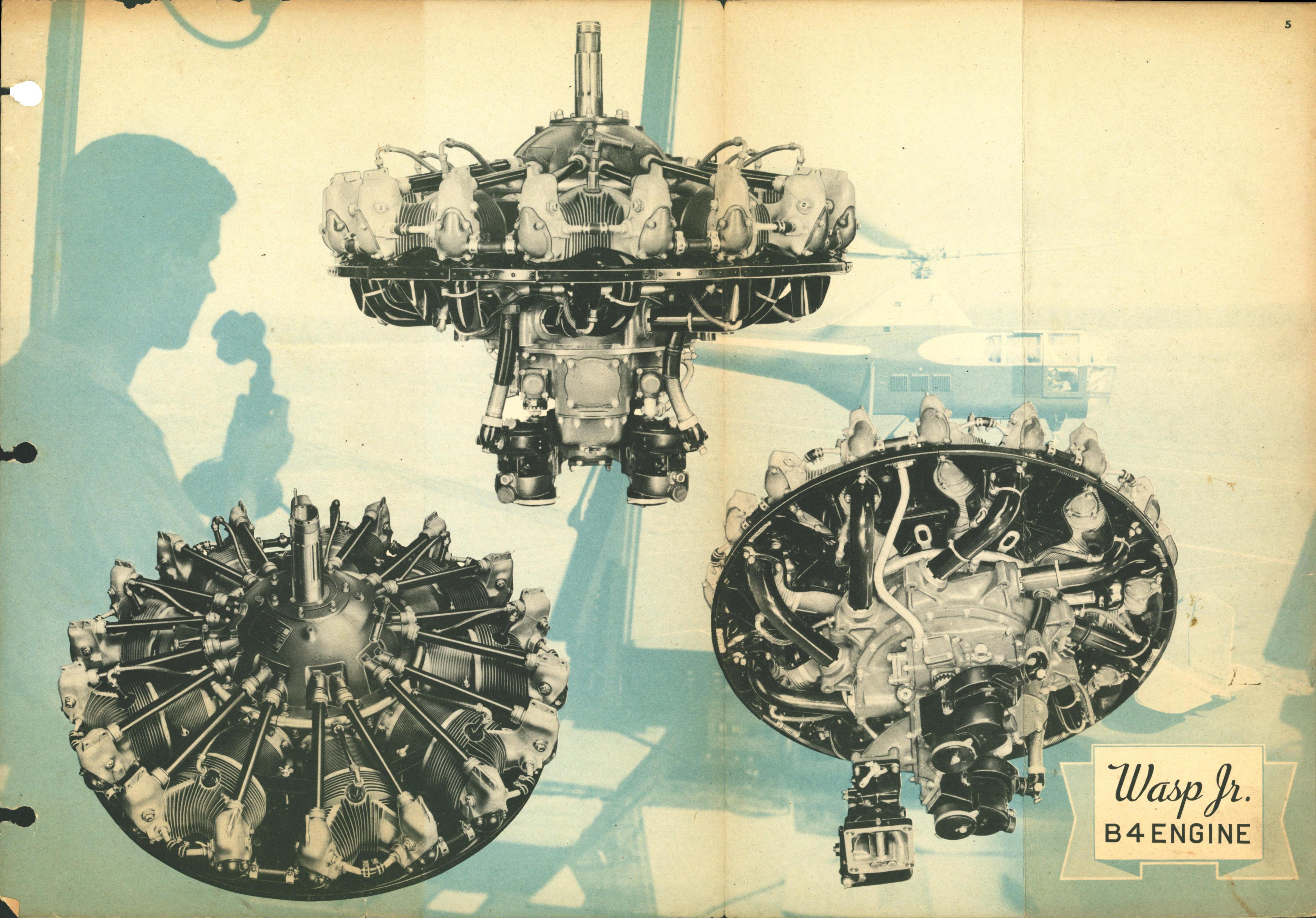 Sample page 5 from AirCorps Library document: Overhaul Manual for Wasp Jr. (R-985) and Wasp (R-1340) Engines