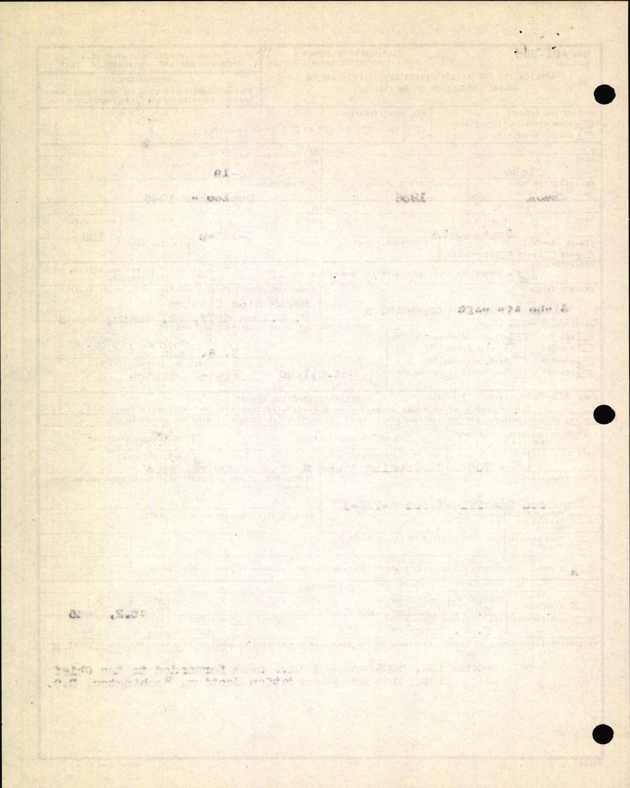 Sample page 4 from AirCorps Library document: Technical Information for Serial Number 1238