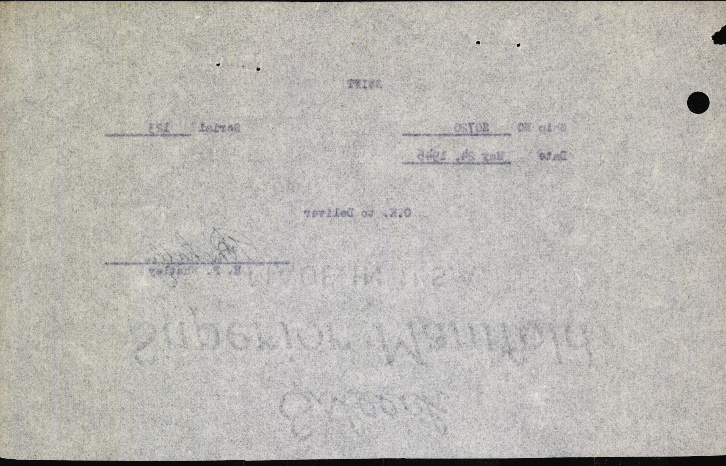 Sample page 4 from AirCorps Library document: Technical Information for Serial Number 123