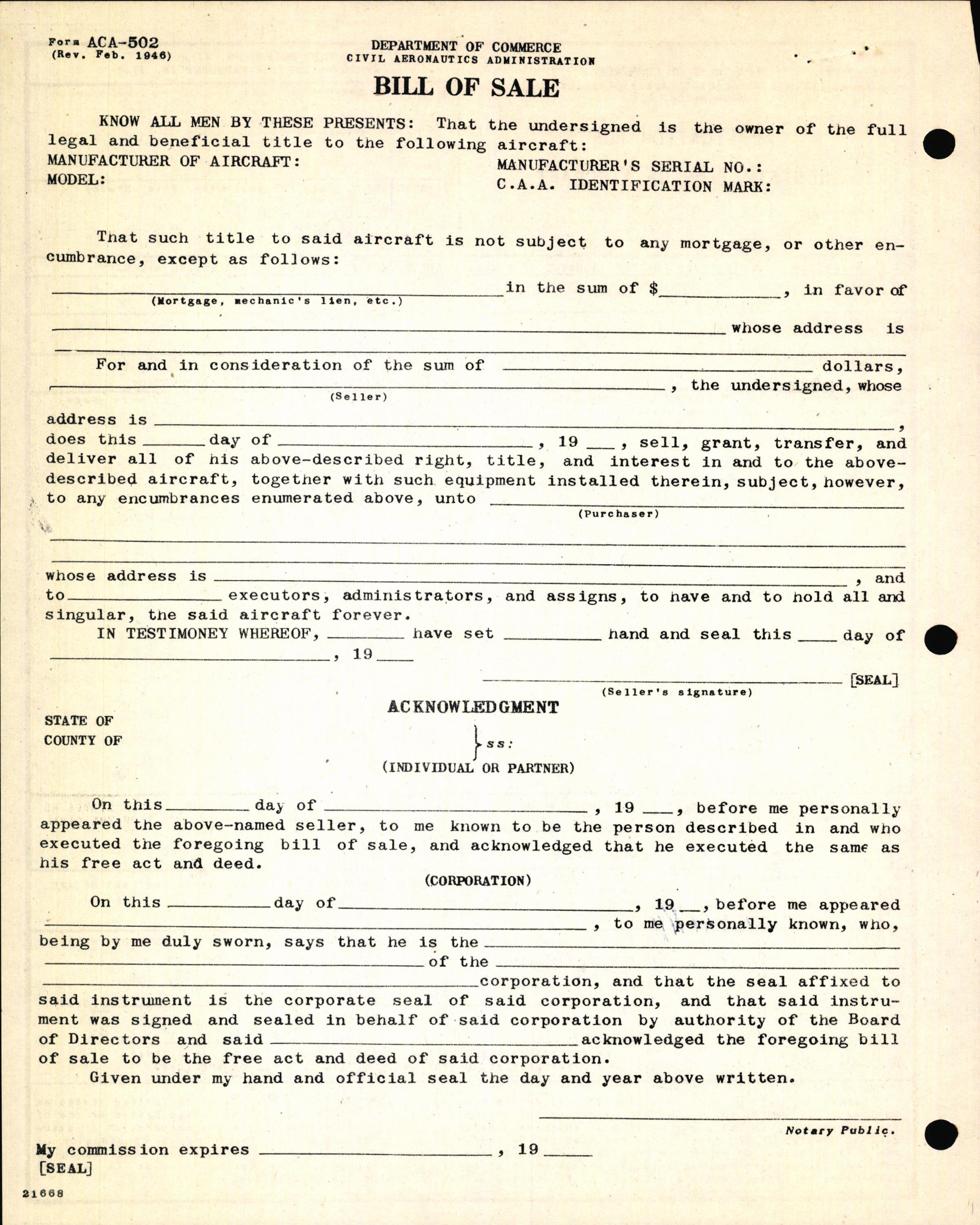 Sample page 4 from AirCorps Library document: Technical Information for Serial Number 1240