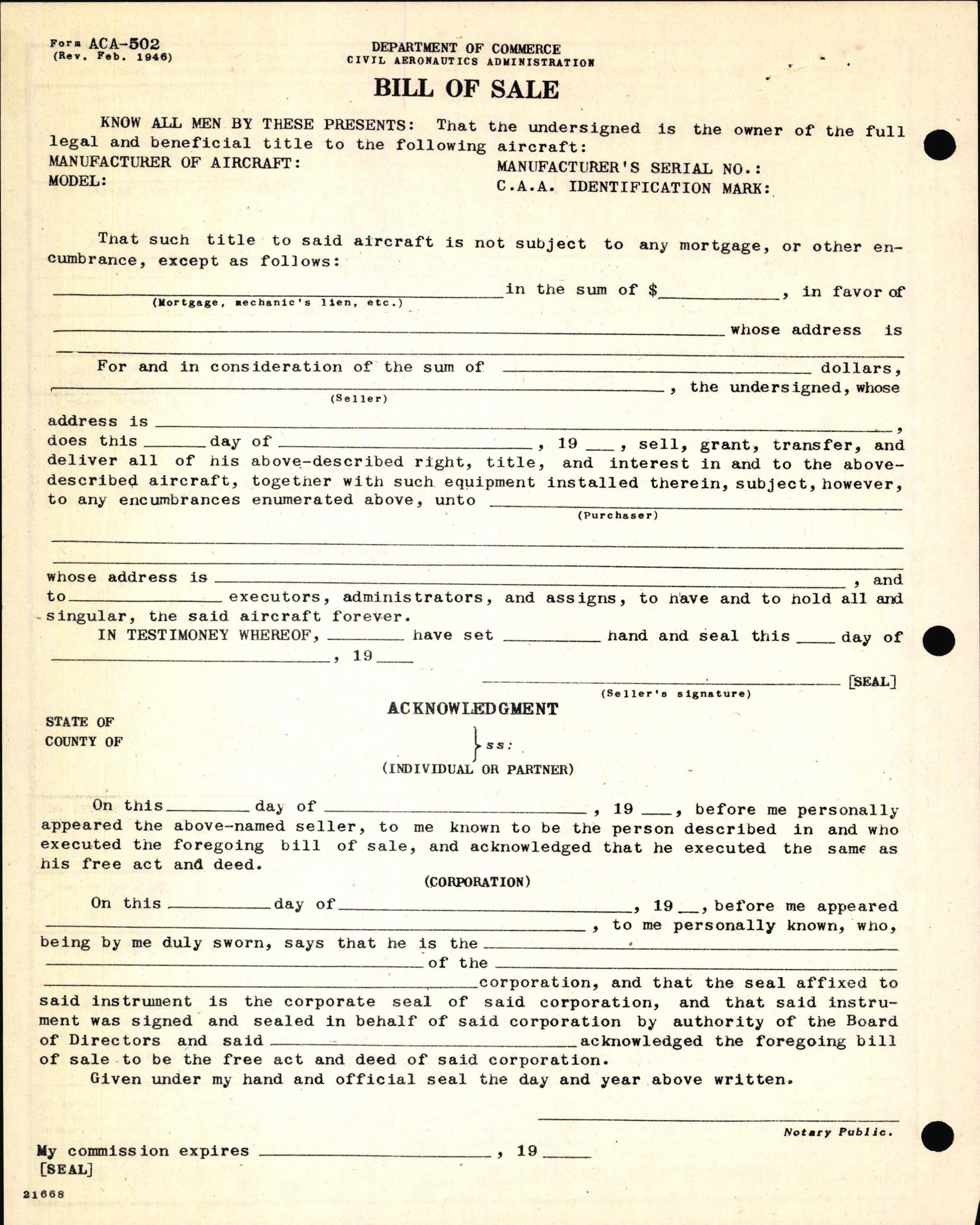 Sample page 4 from AirCorps Library document: Technical Information for Serial Number 1241
