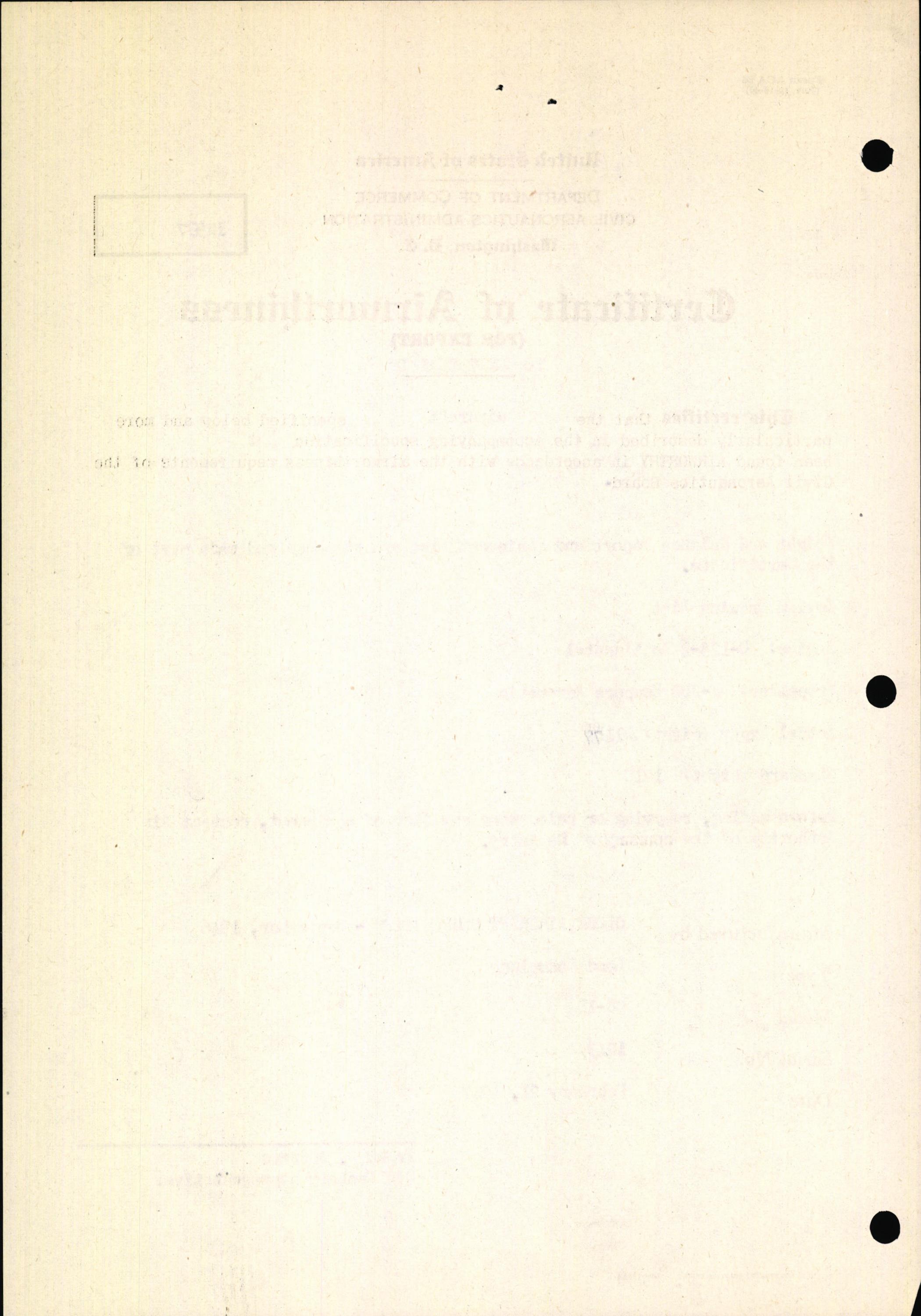 Sample page 4 from AirCorps Library document: Technical Information for Serial Number 1243