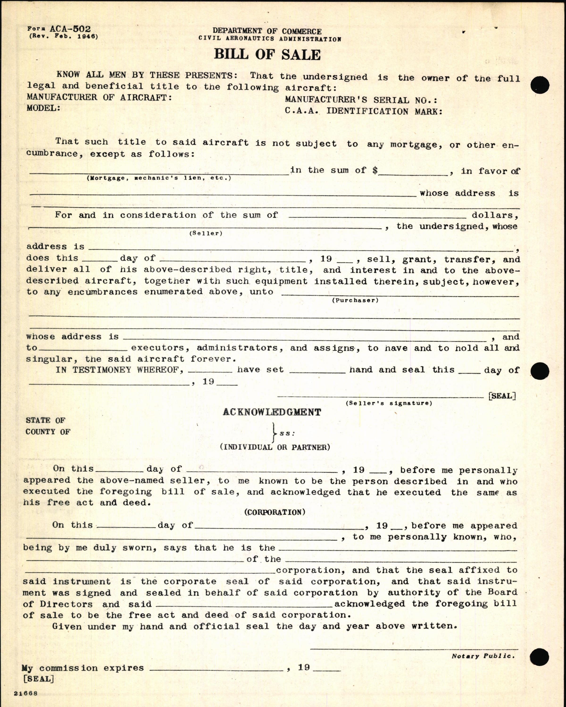 Sample page 6 from AirCorps Library document: Technical Information for Serial Number 1247