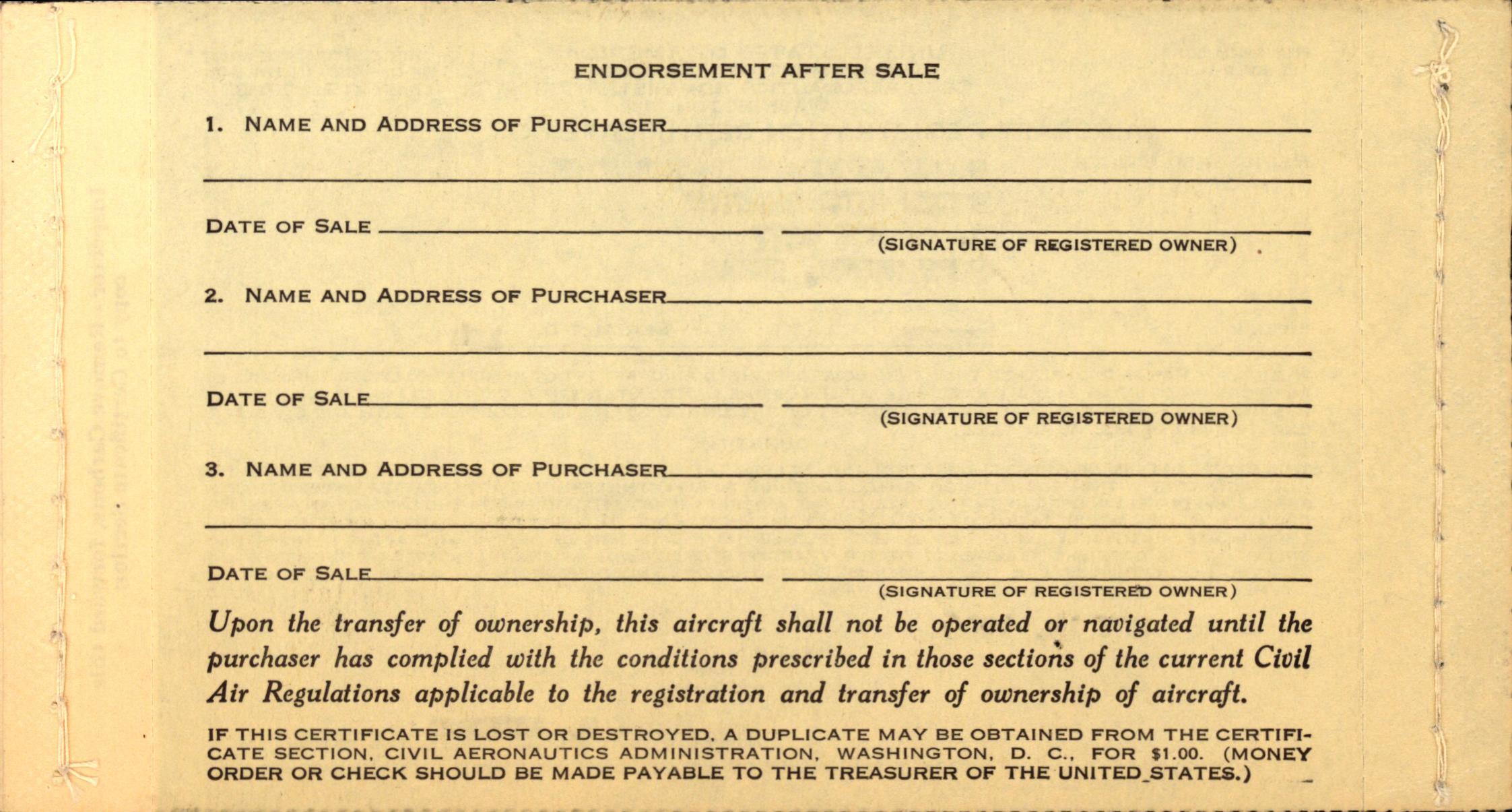 Sample page 4 from AirCorps Library document: Technical Information for Serial Number 124