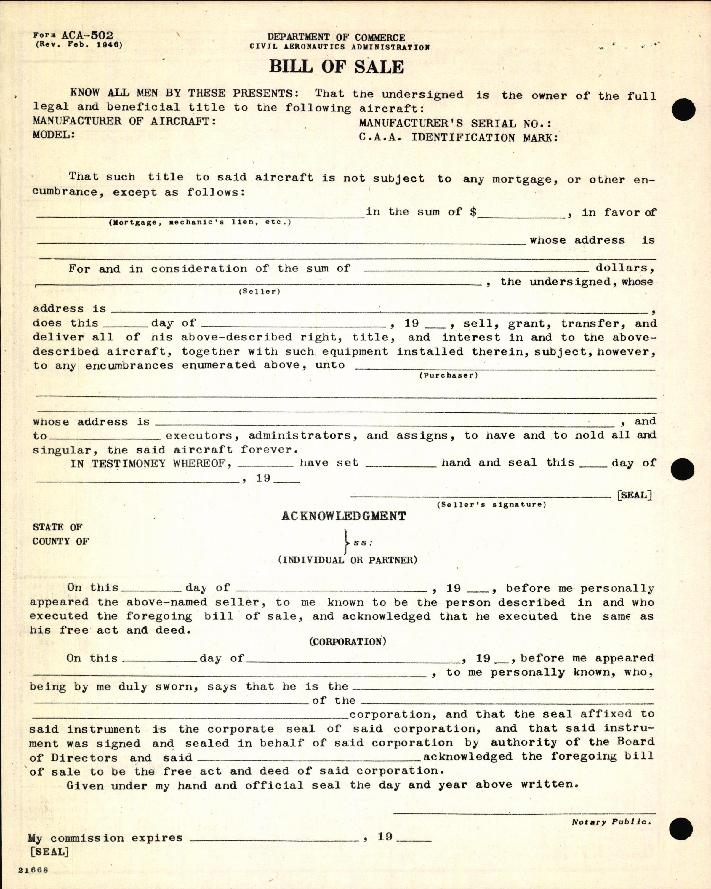 Sample page 6 from AirCorps Library document: Technical Information for Serial Number 1251