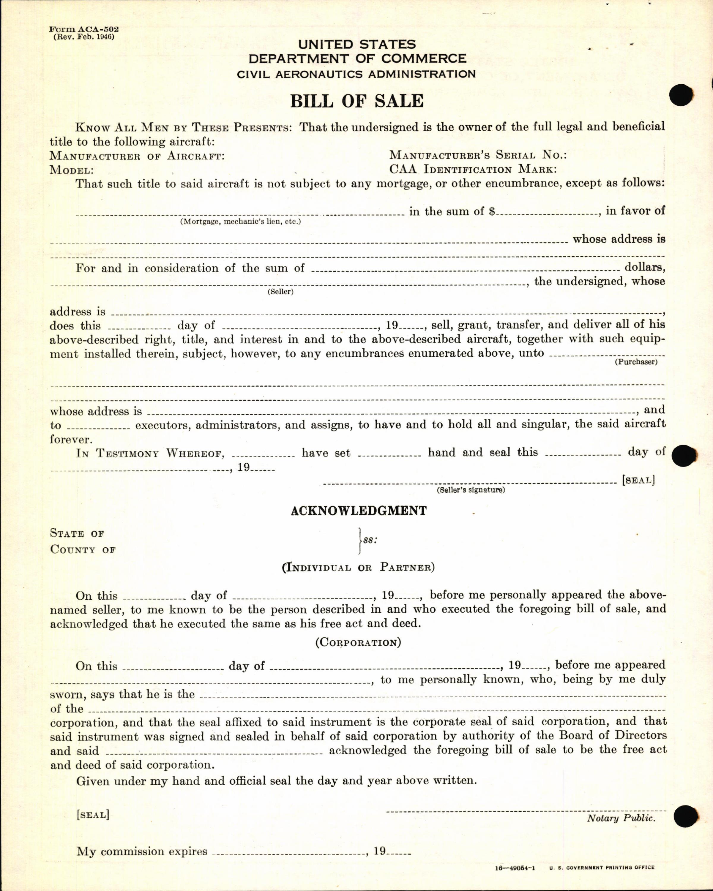 Sample page 6 from AirCorps Library document: Technical Information for Serial Number 1255