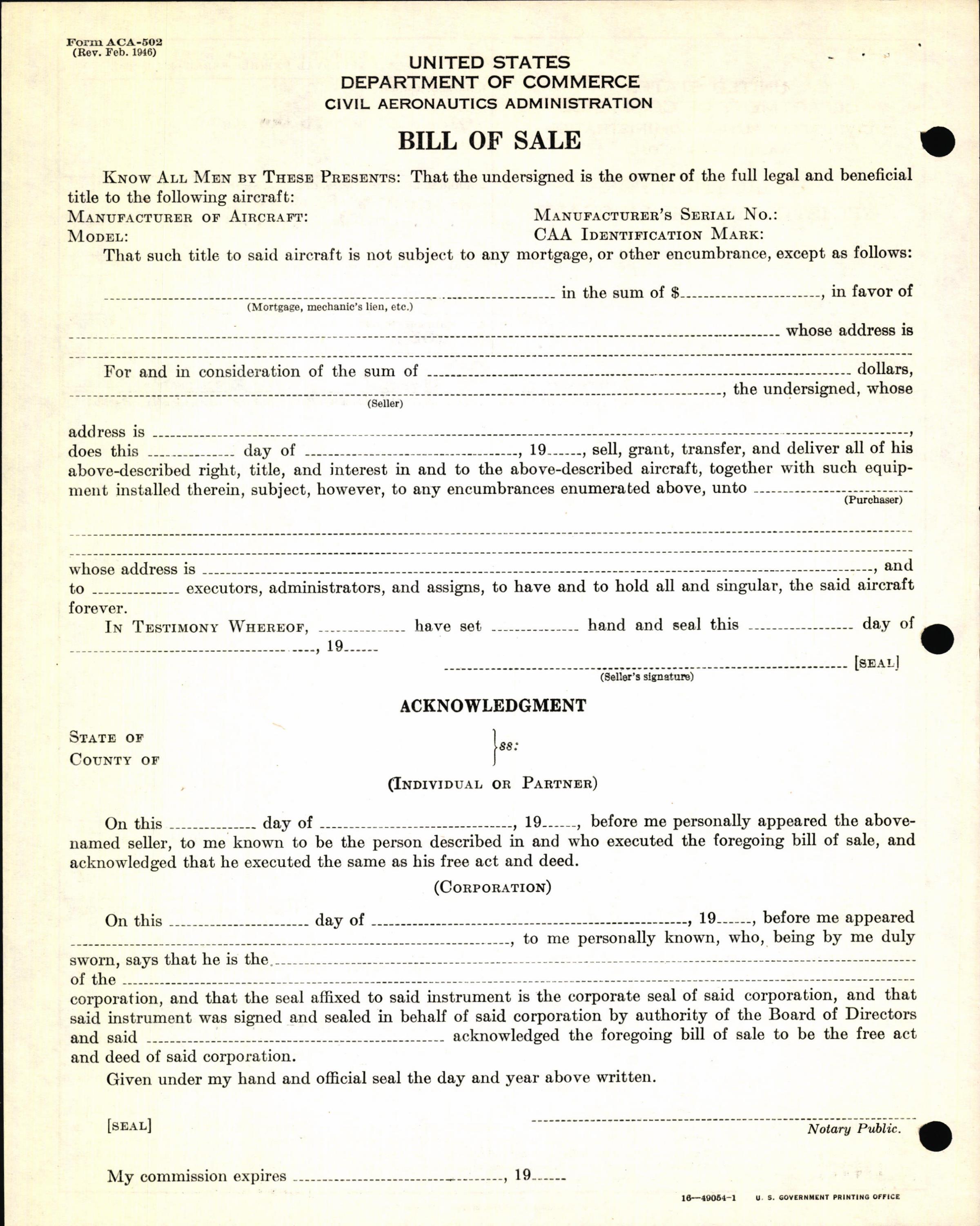 Sample page 6 from AirCorps Library document: Technical Information for Serial Number 1256