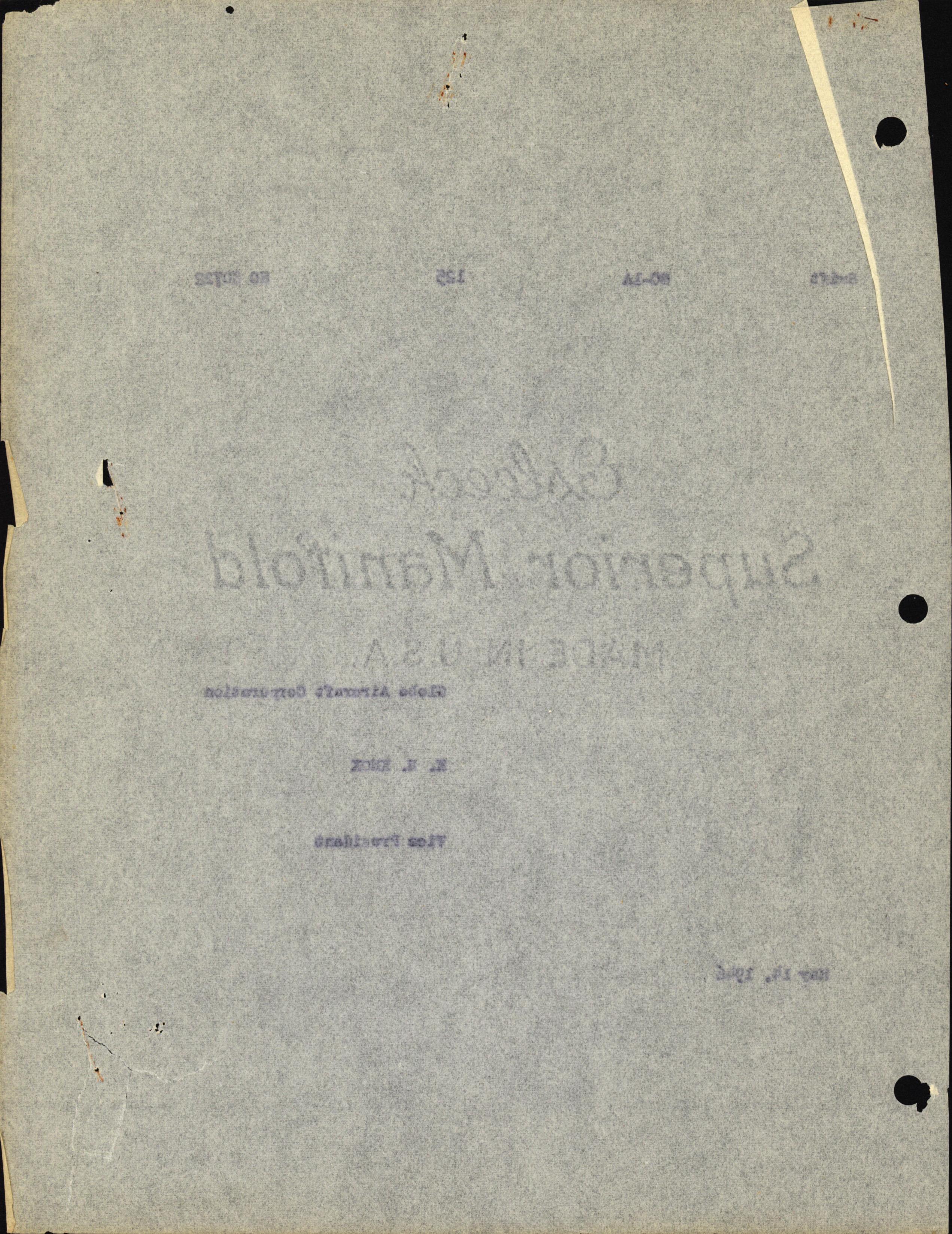 Sample page 4 from AirCorps Library document: Technical Information for Serial Number 125