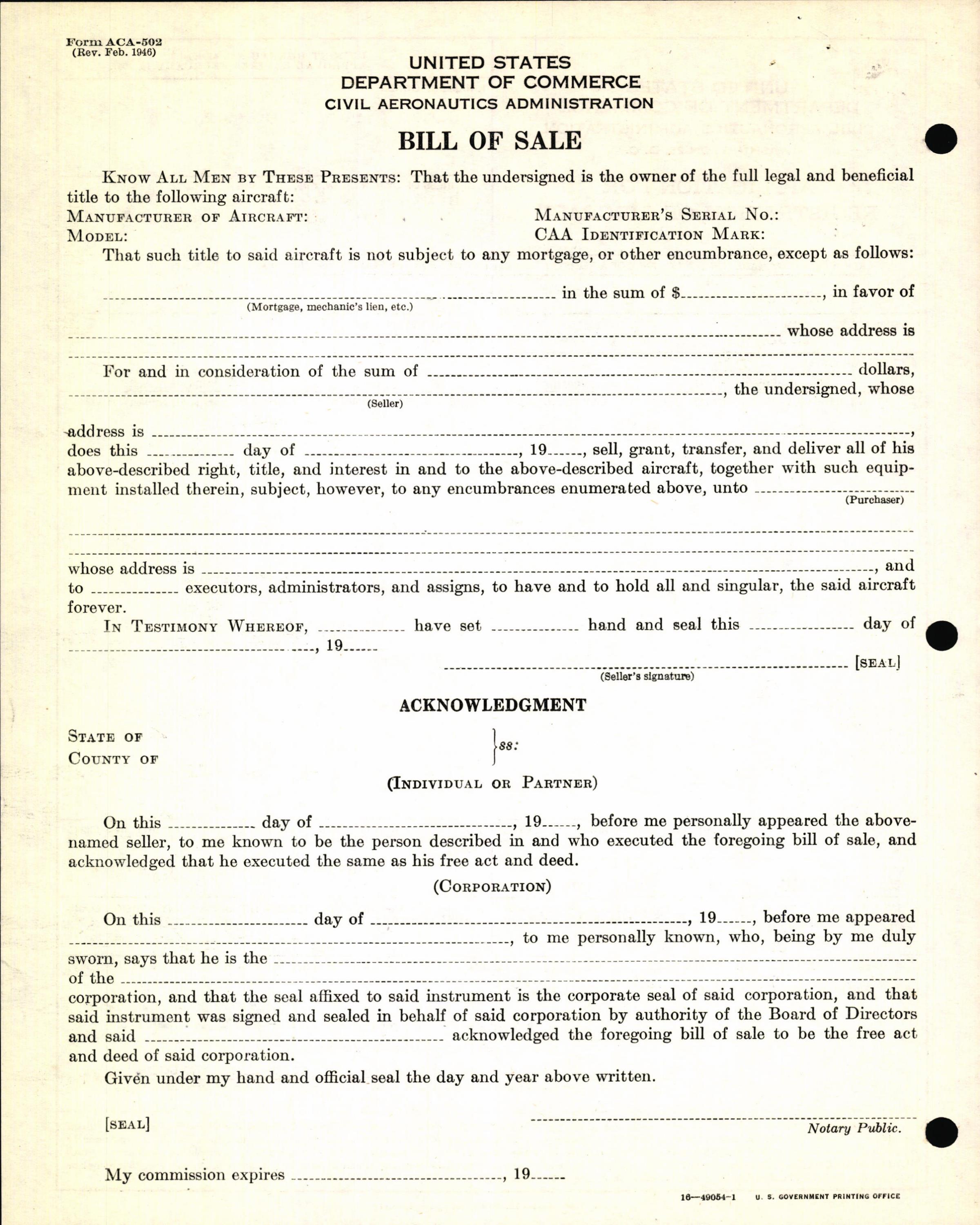 Sample page 6 from AirCorps Library document: Technical Information for Serial Number 1263