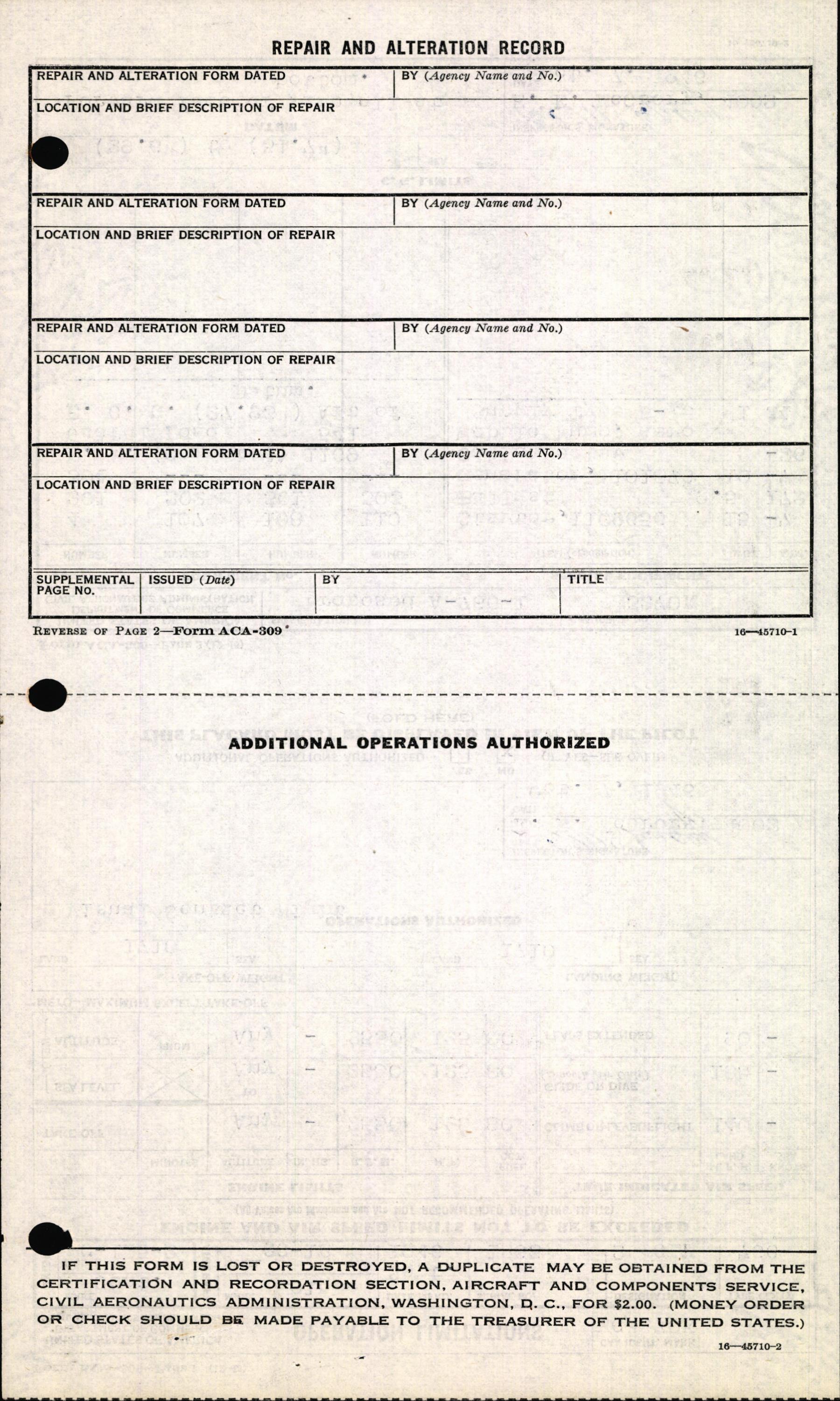 Sample page 8 from AirCorps Library document: Technical Information for Serial Number 1263