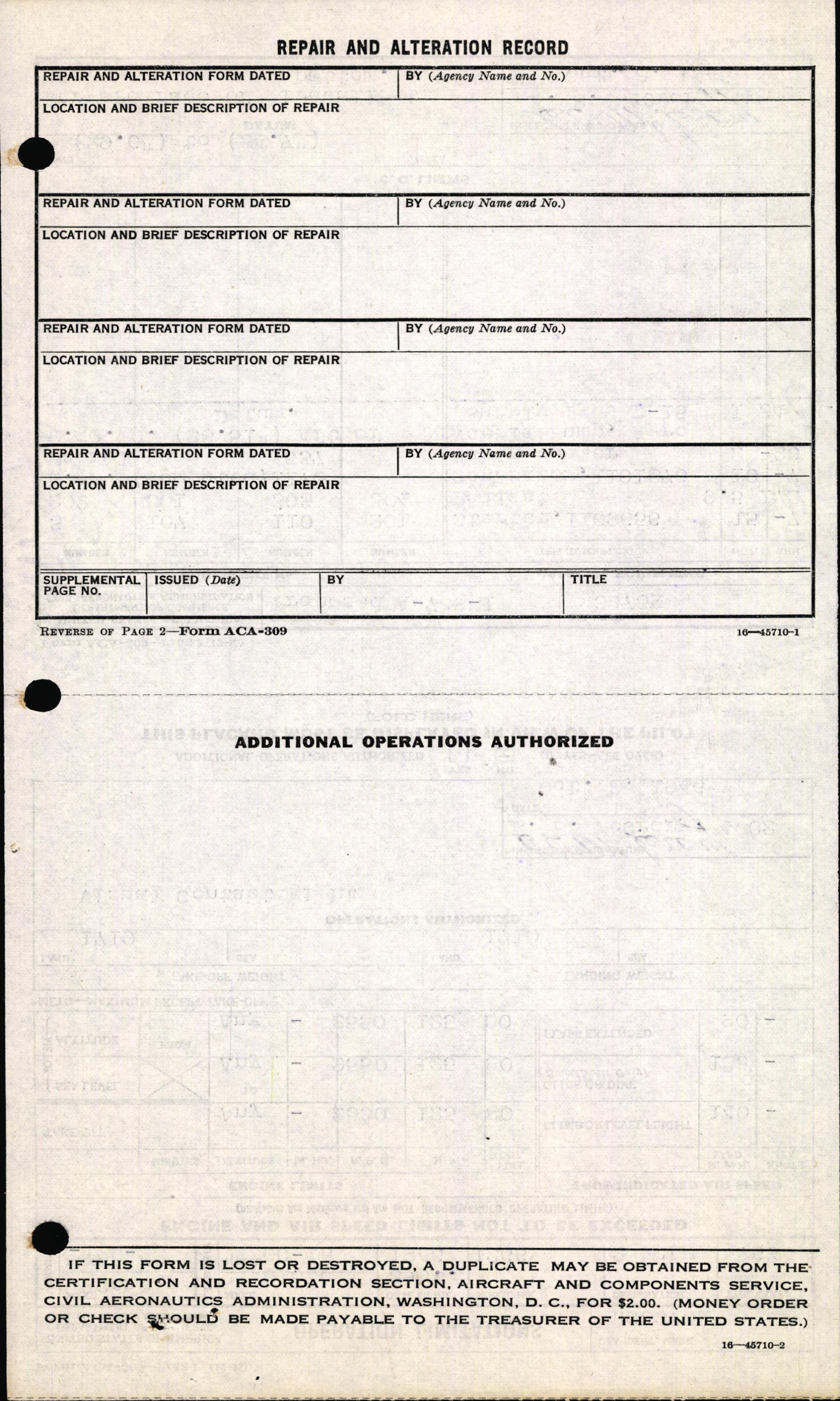 Sample page 8 from AirCorps Library document: Technical Information for Serial Number 1266