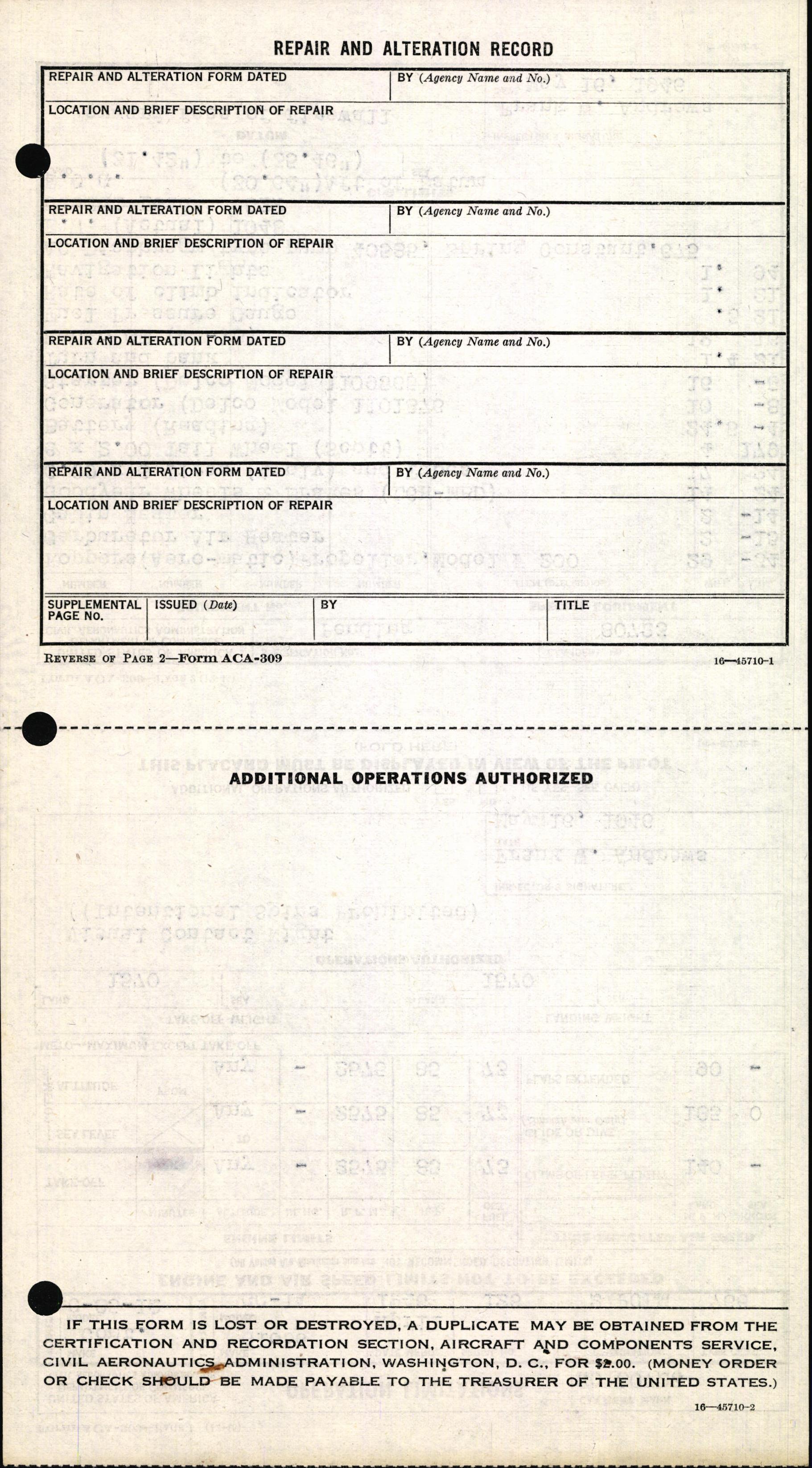 Sample page 4 from AirCorps Library document: Technical Information for Serial Number 126
