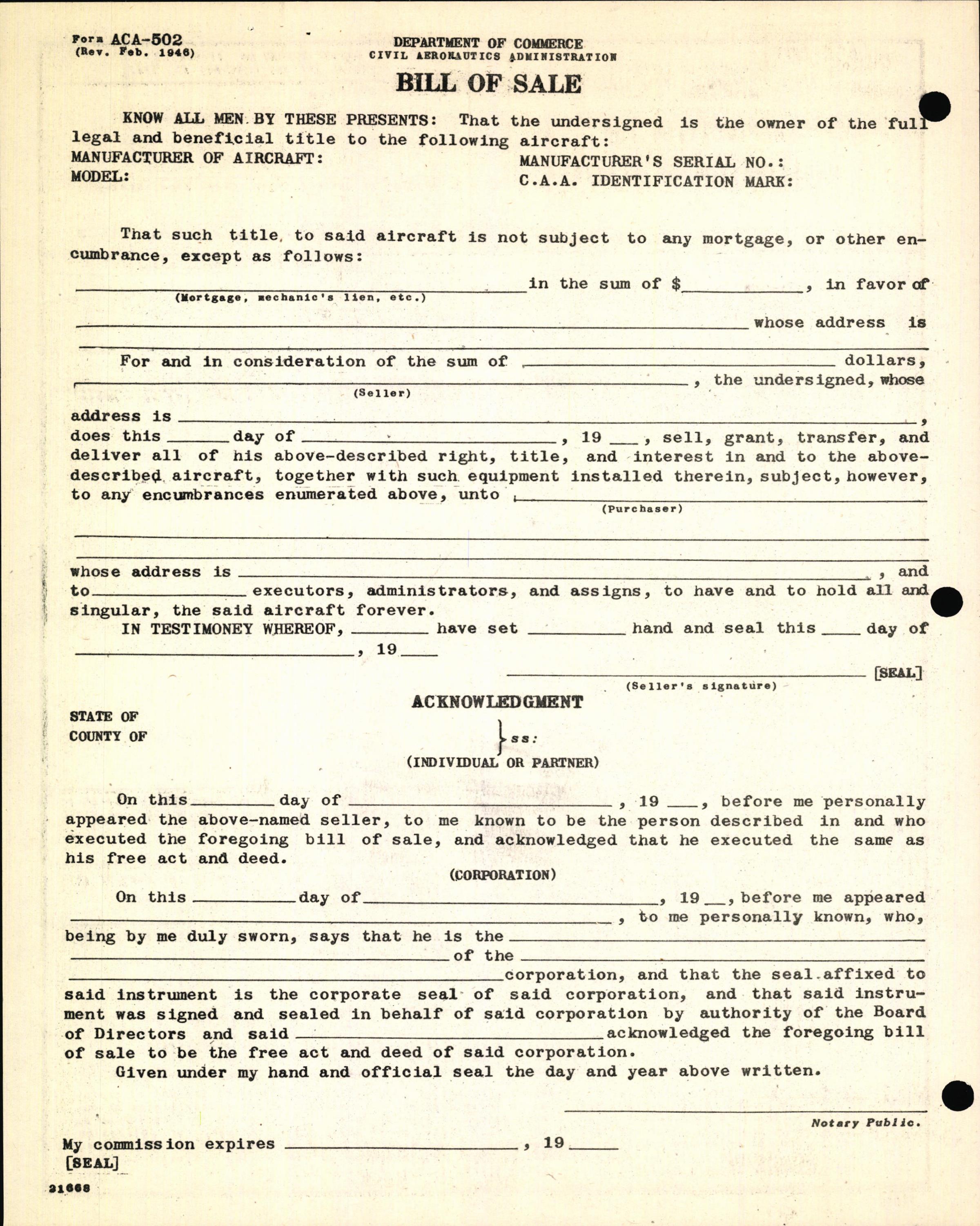 Sample page 8 from AirCorps Library document: Technical Information for Serial Number 1270