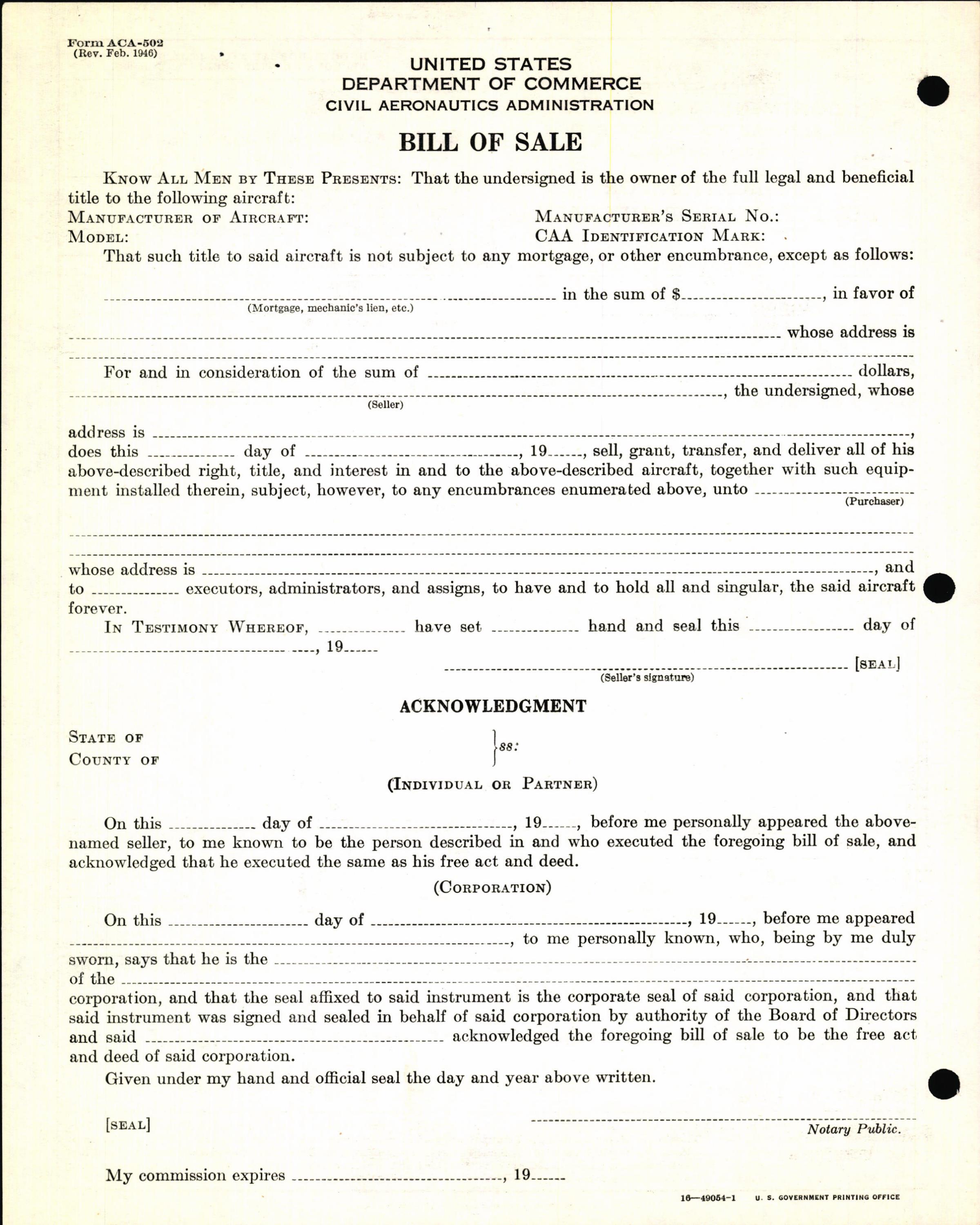 Sample page 8 from AirCorps Library document: Technical Information for Serial Number 1272