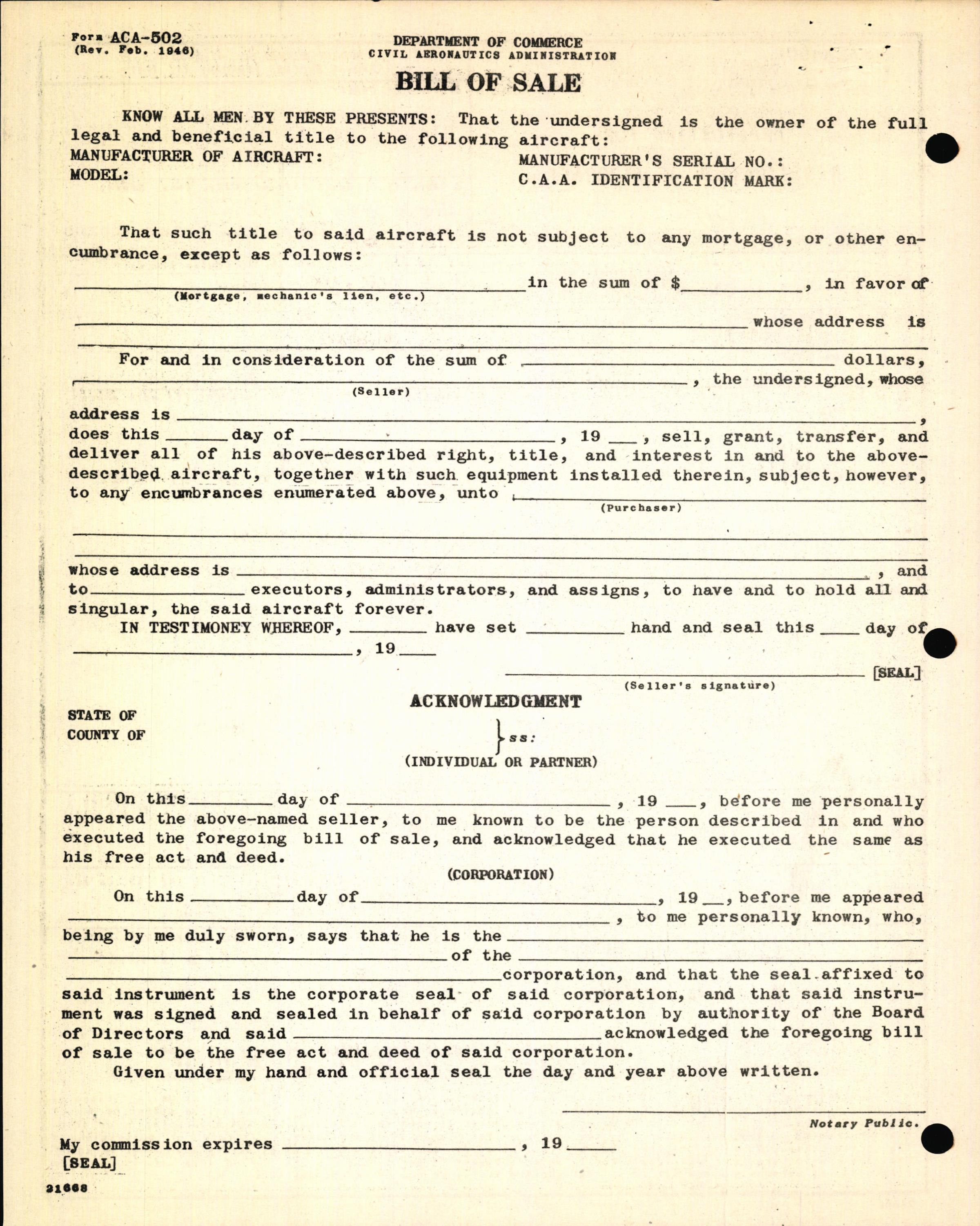 Sample page 6 from AirCorps Library document: Technical Information for Serial Number 1276
