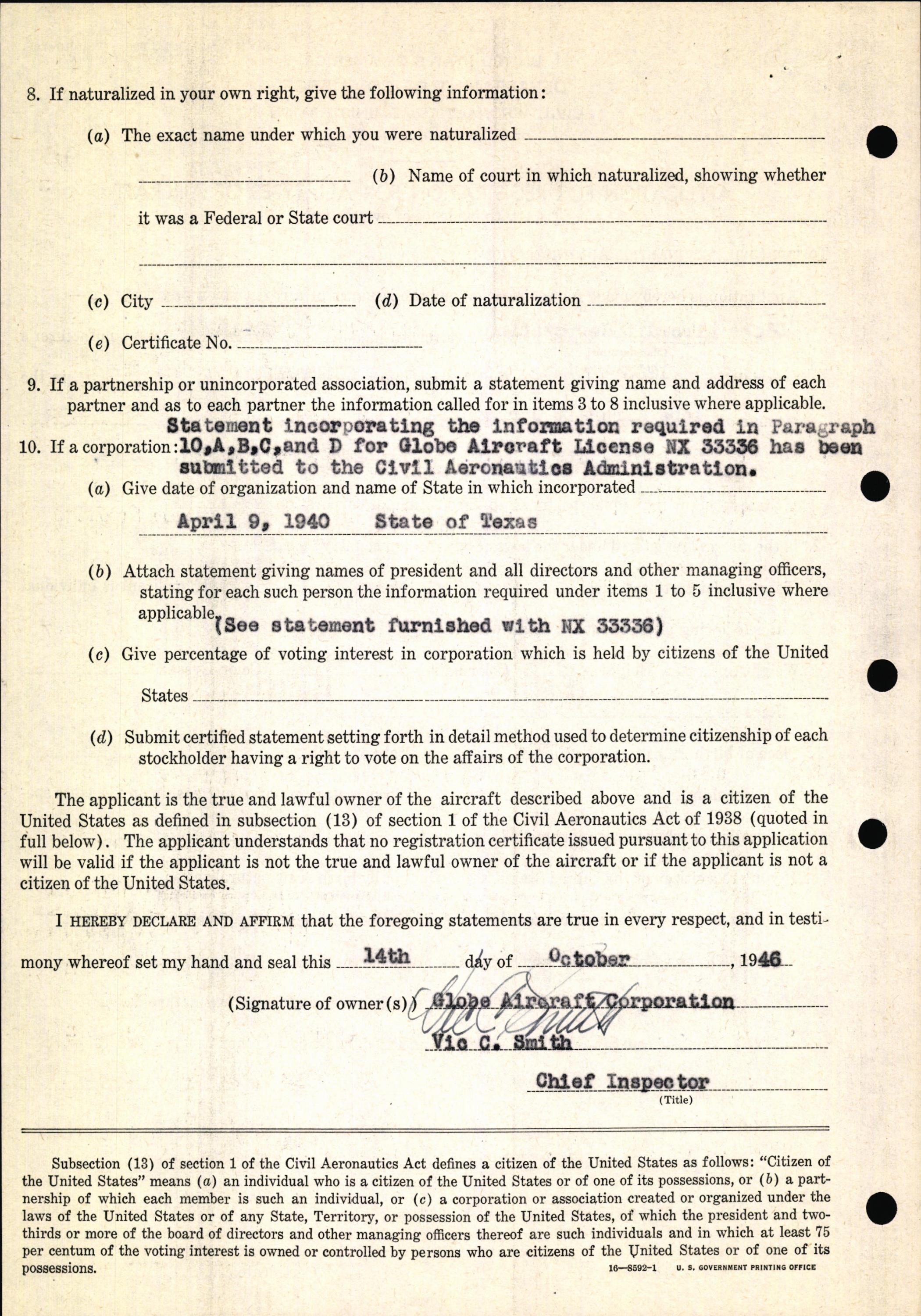 Sample page 6 from AirCorps Library document: Technical Information for Serial Number 1283