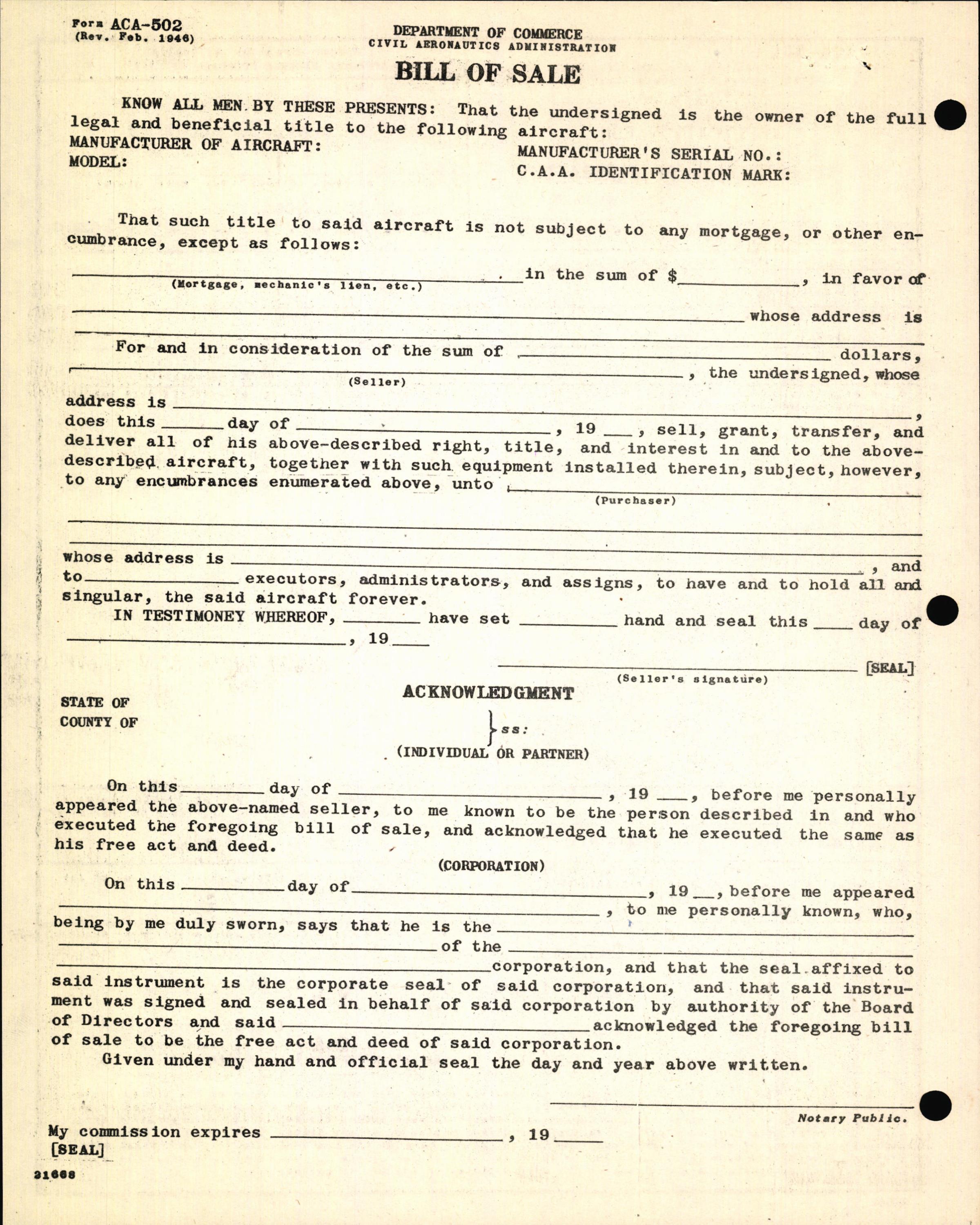 Sample page 8 from AirCorps Library document: Technical Information for Serial Number 1291