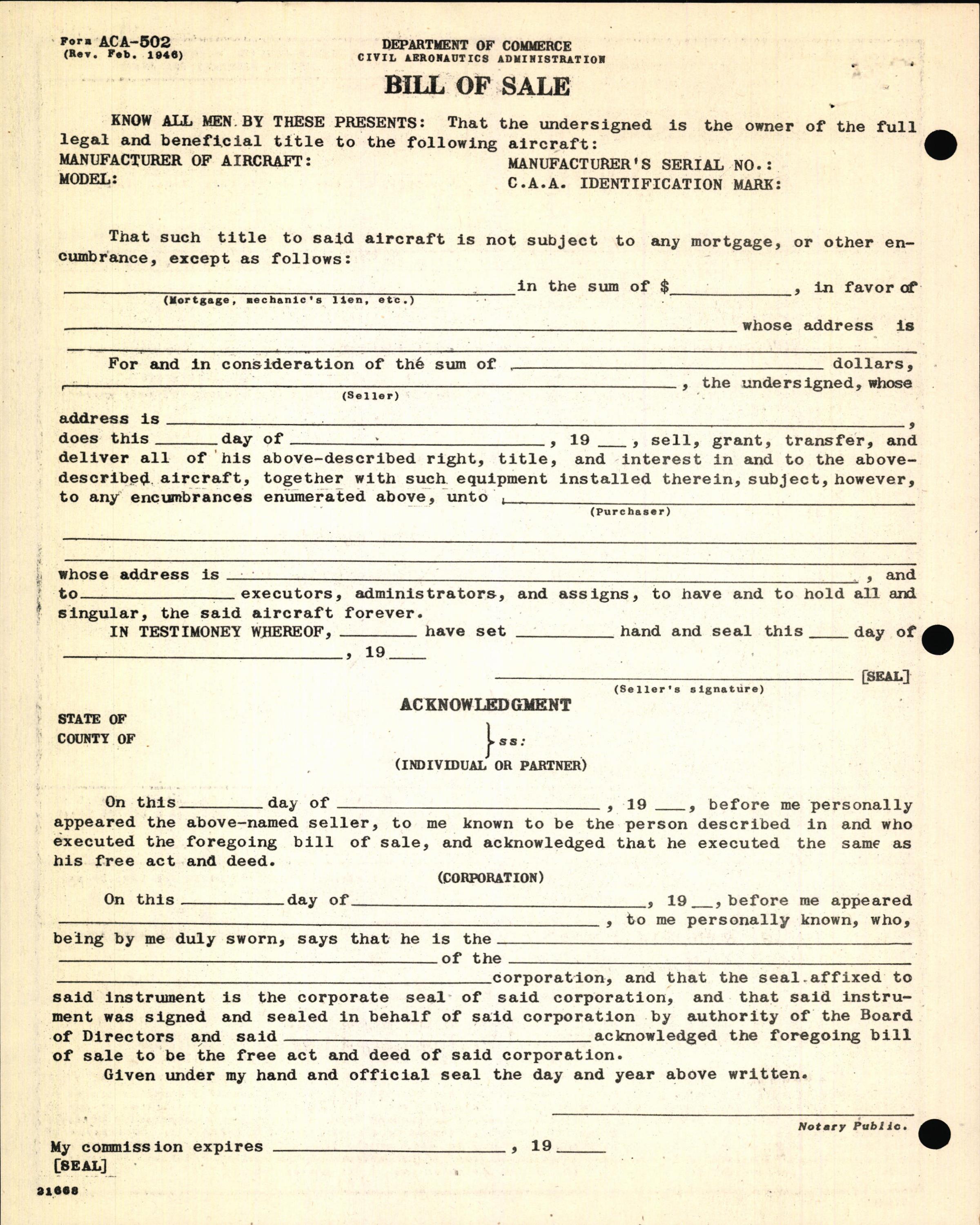 Sample page 4 from AirCorps Library document: Technical Information for Serial Number 1297