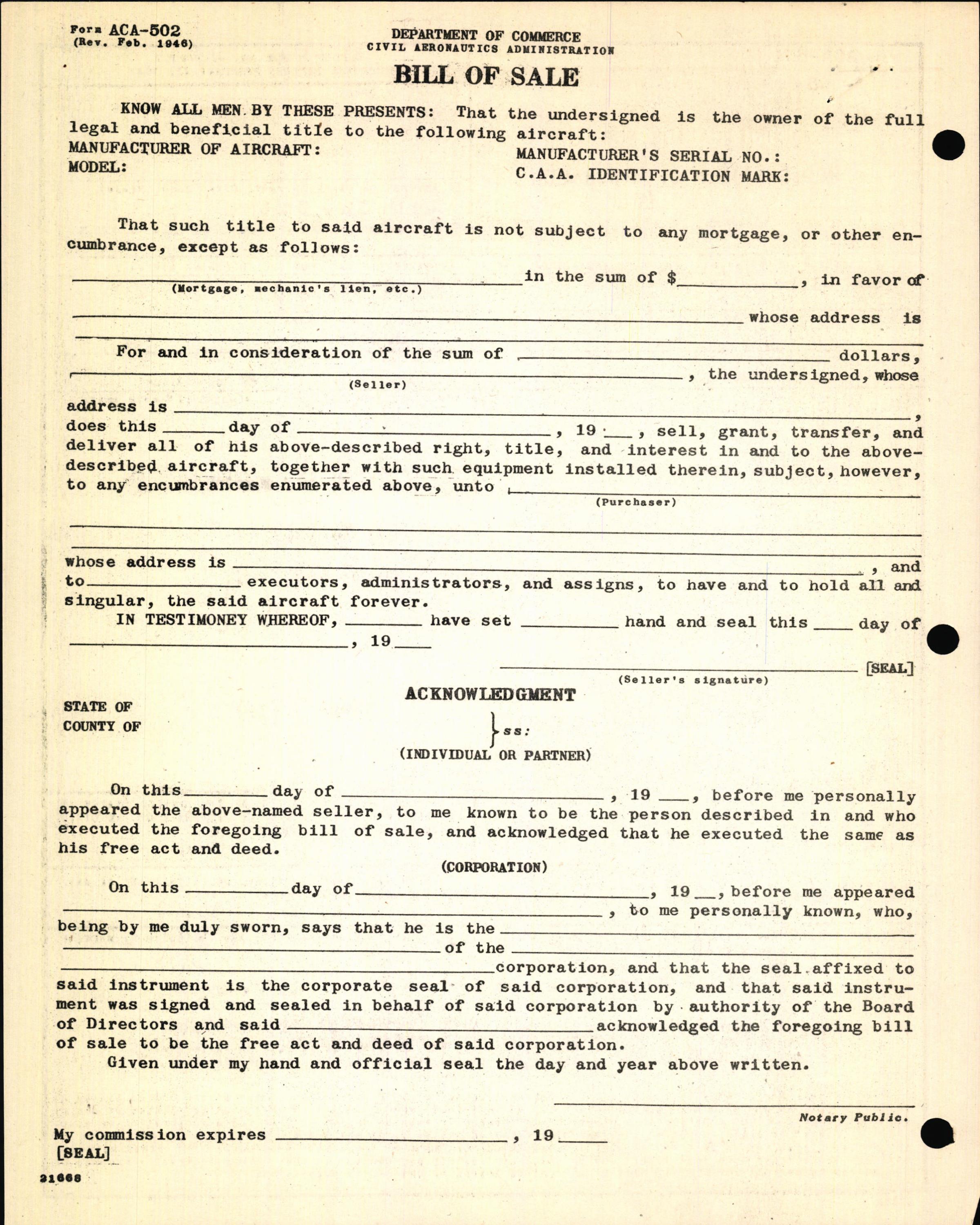 Sample page 4 from AirCorps Library document: Technical Information for Serial Number 1301