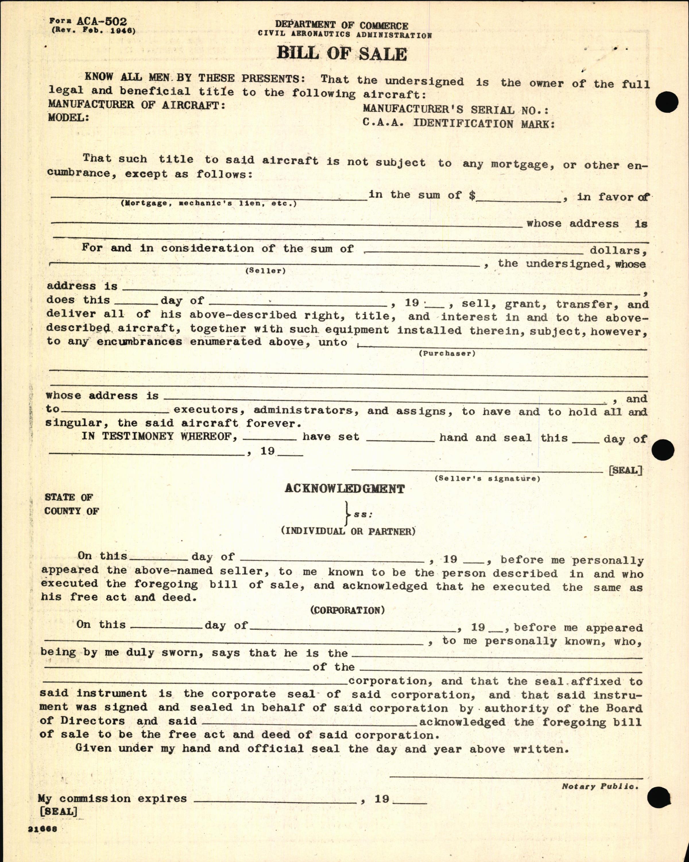 Sample page 4 from AirCorps Library document: Technical Information for Serial Number 1301