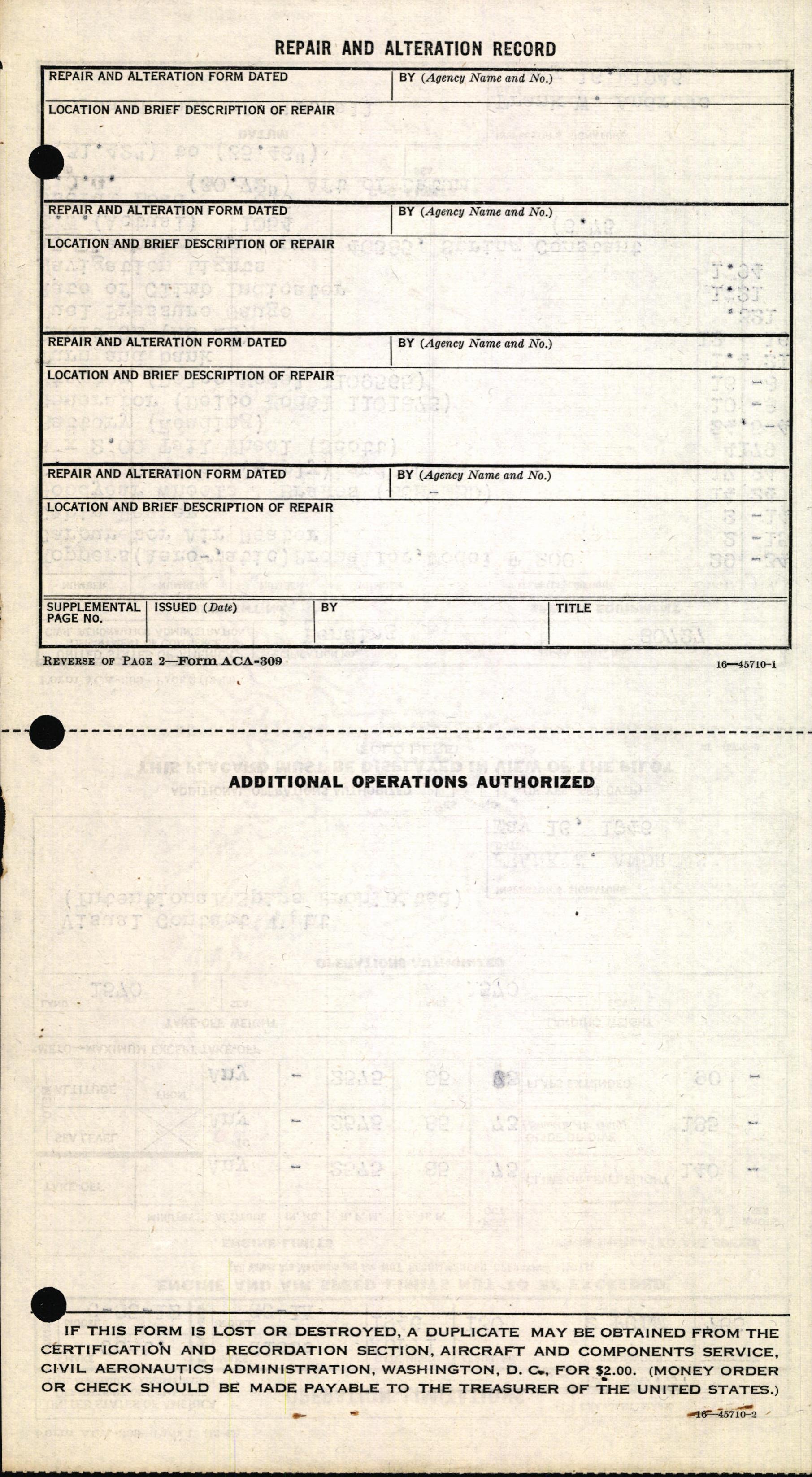 Sample page 6 from AirCorps Library document: Technical Information for Serial Number 130
