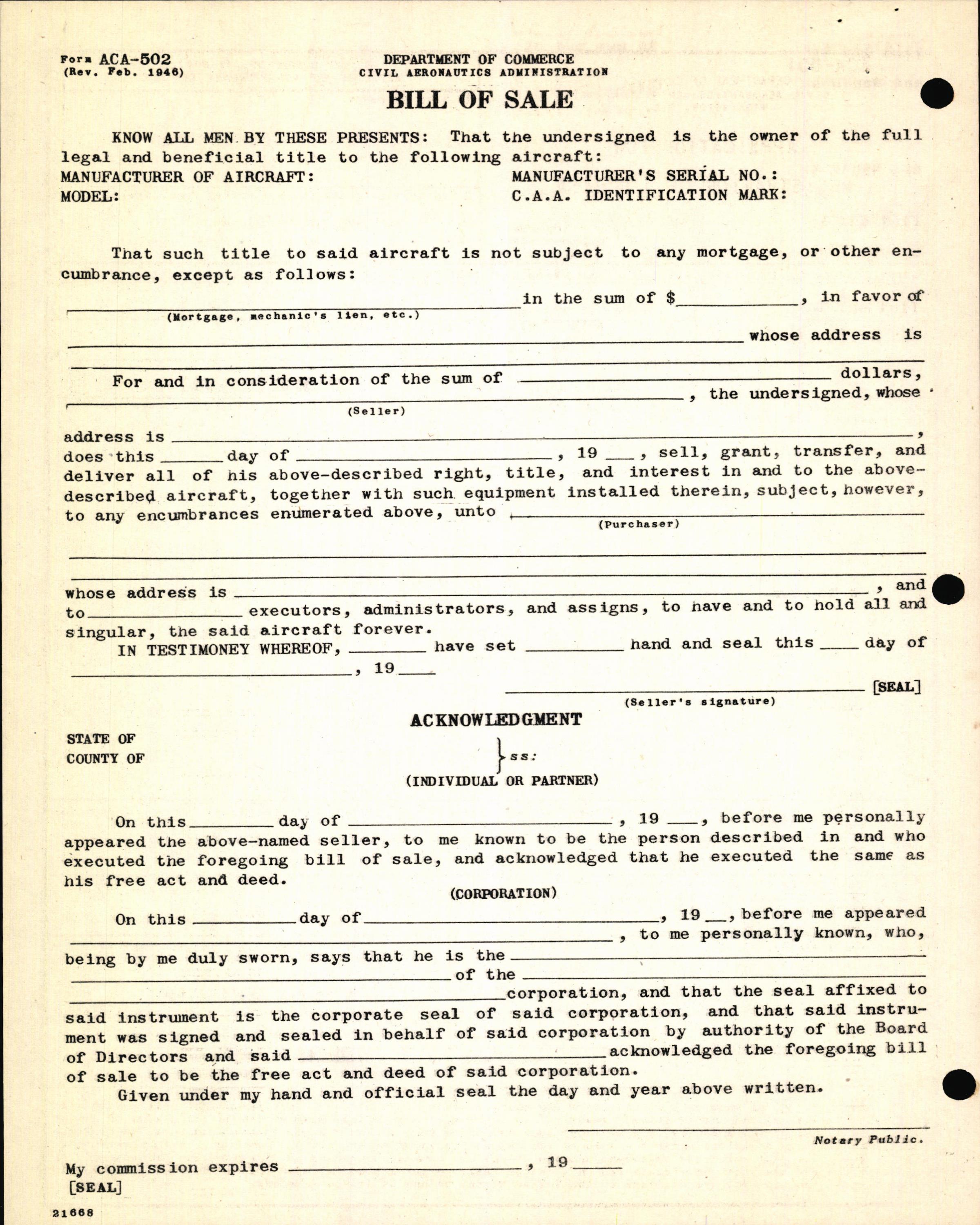 Sample page 6 from AirCorps Library document: Technical Information for Serial Number 1313