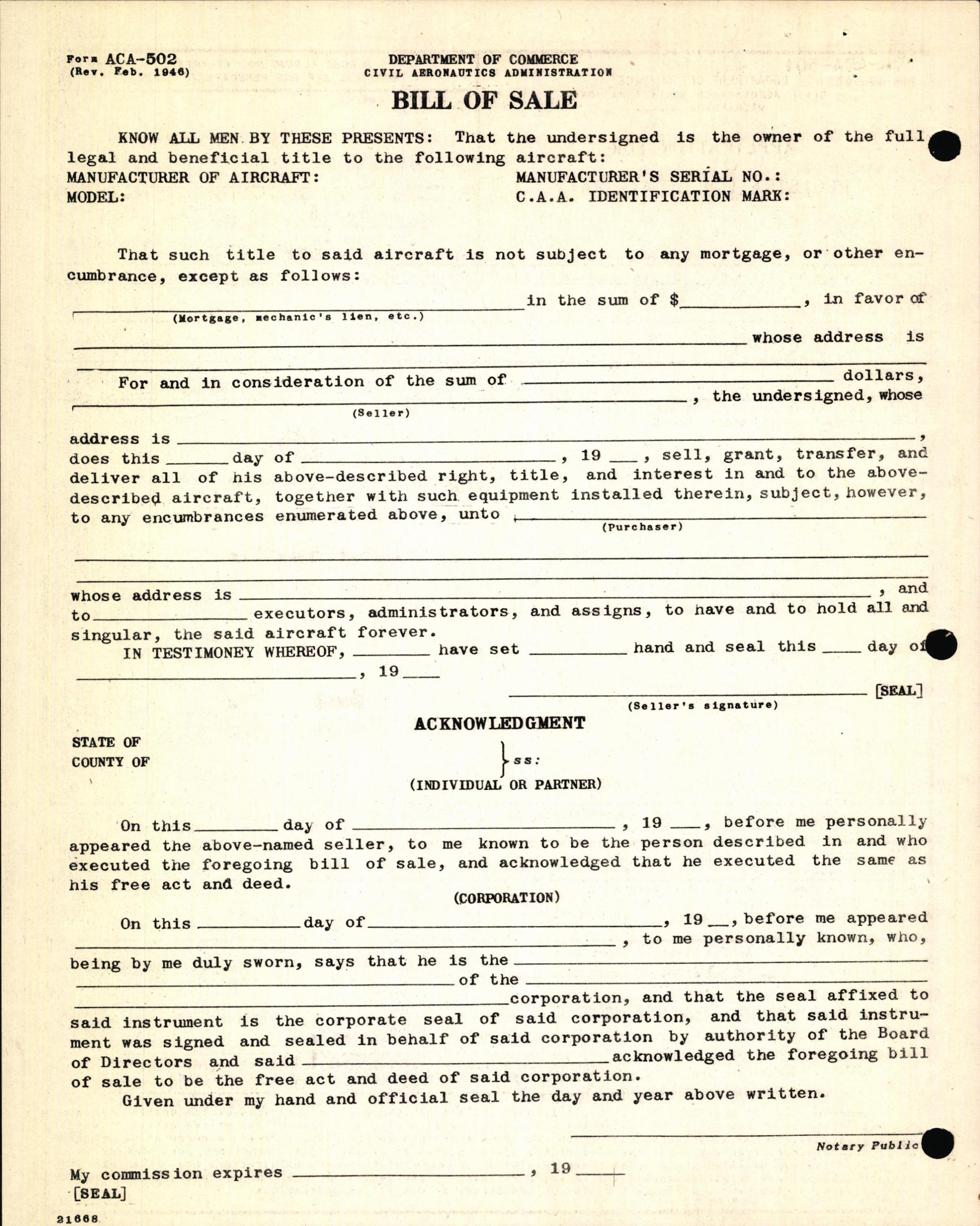 Sample page 4 from AirCorps Library document: Technical Information for Serial Number 1314