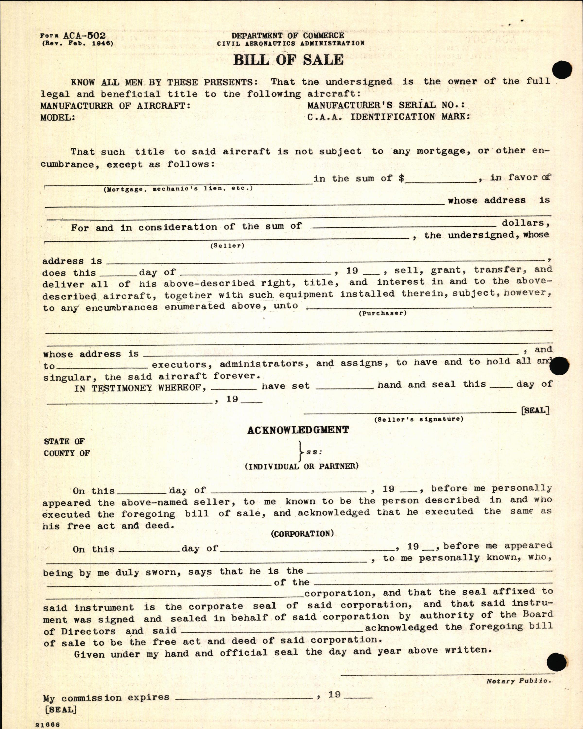 Sample page 6 from AirCorps Library document: Technical Information for Serial Number 1315