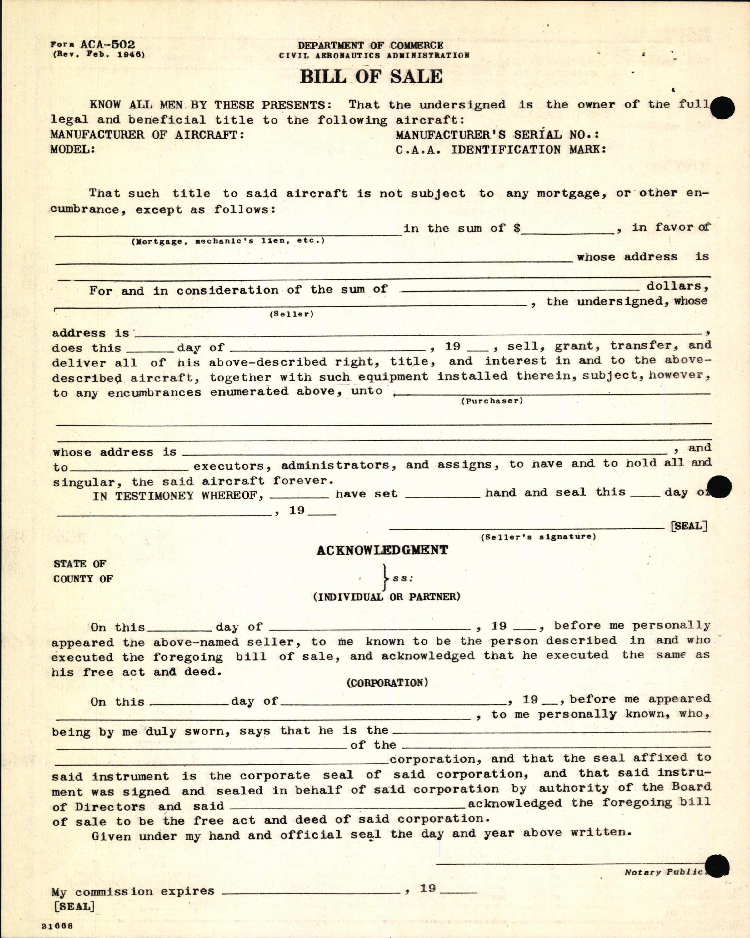 Sample page 4 from AirCorps Library document: Technical Information for Serial Number 1320