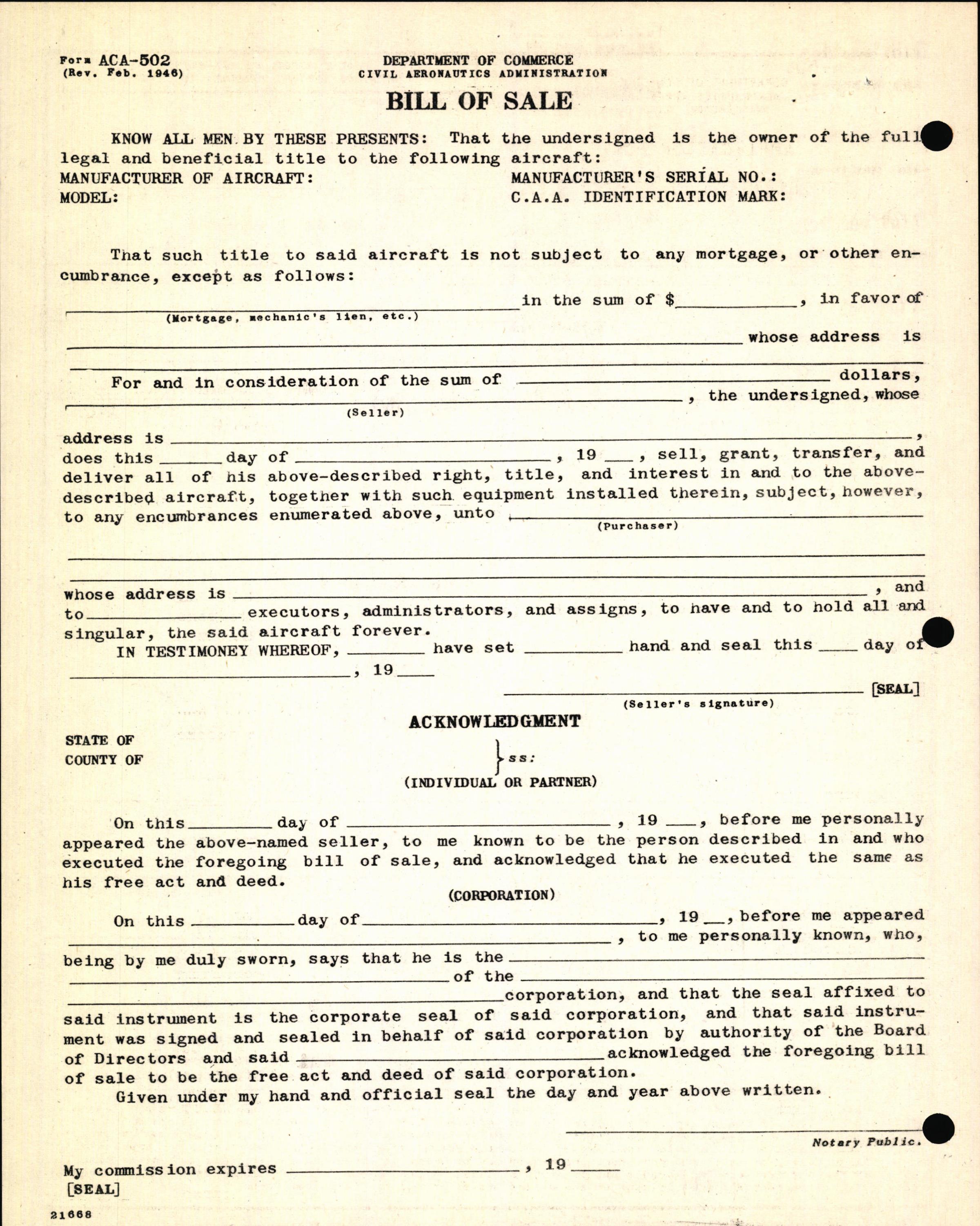 Sample page 6 from AirCorps Library document: Technical Information for Serial Number 1323