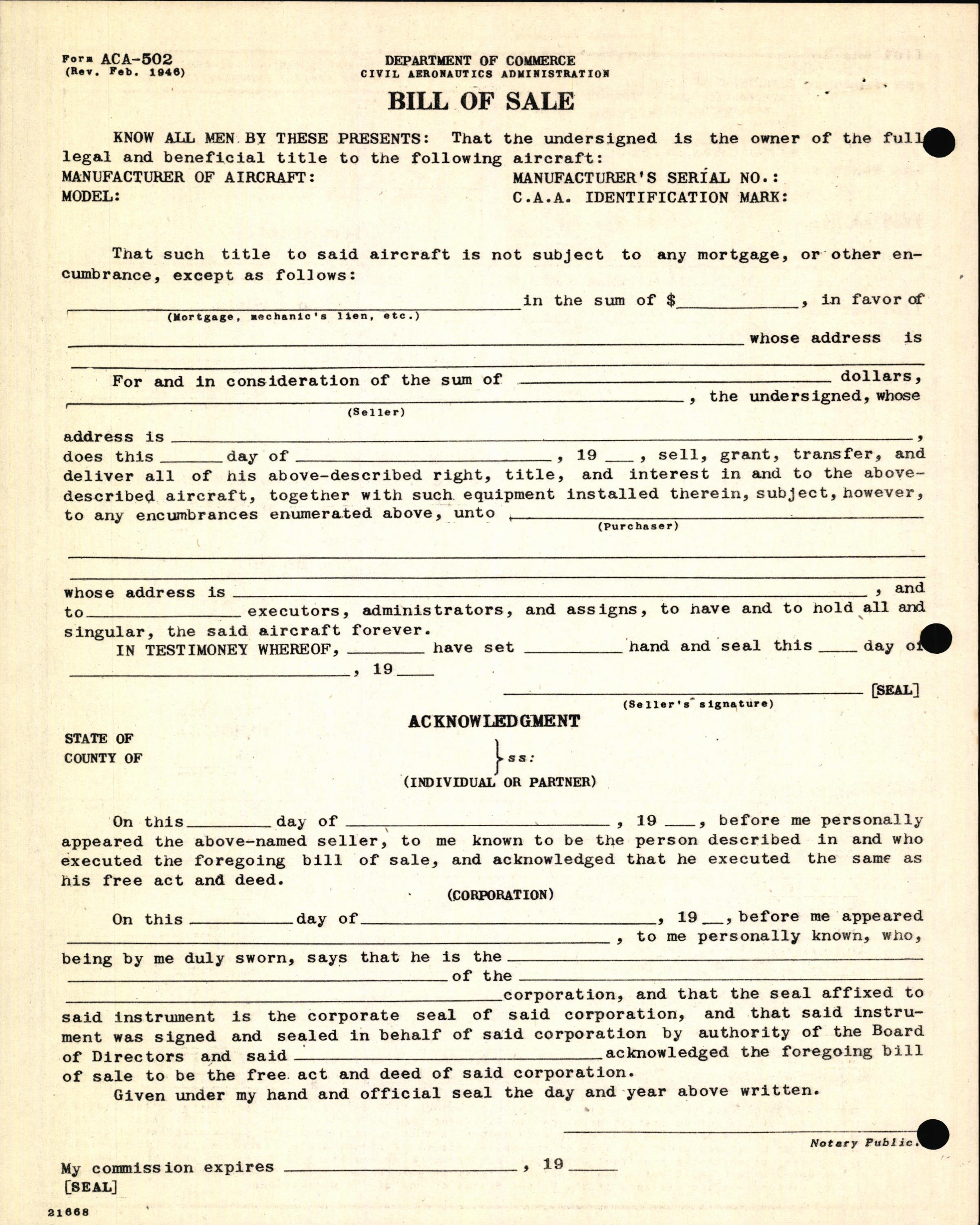 Sample page 4 from AirCorps Library document: Technical Information for Serial Number 1326