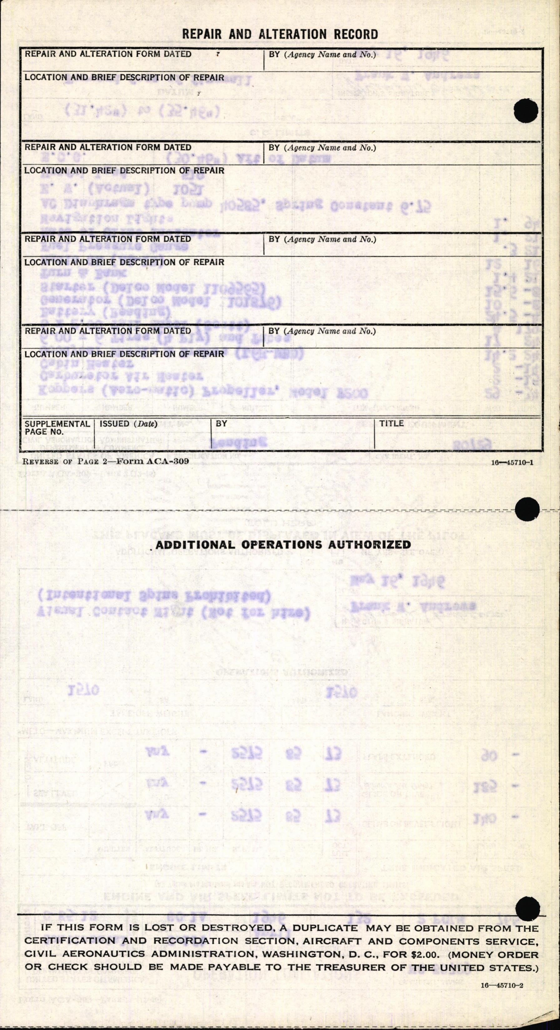 Sample page 4 from AirCorps Library document: Technical Information for Serial Number 132
