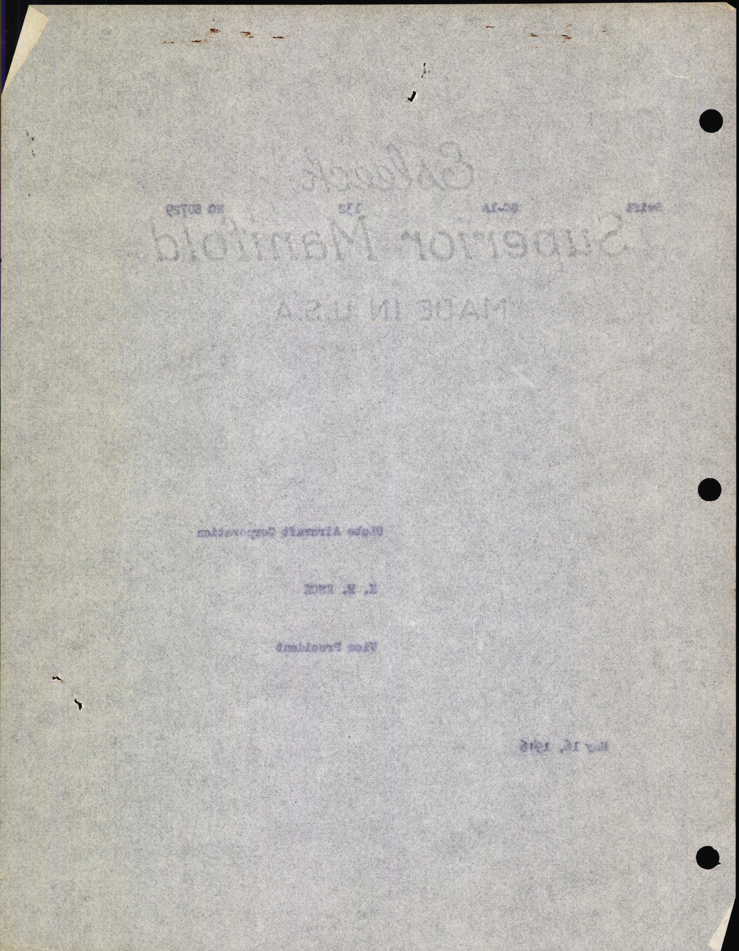 Sample page 6 from AirCorps Library document: Technical Information for Serial Number 132