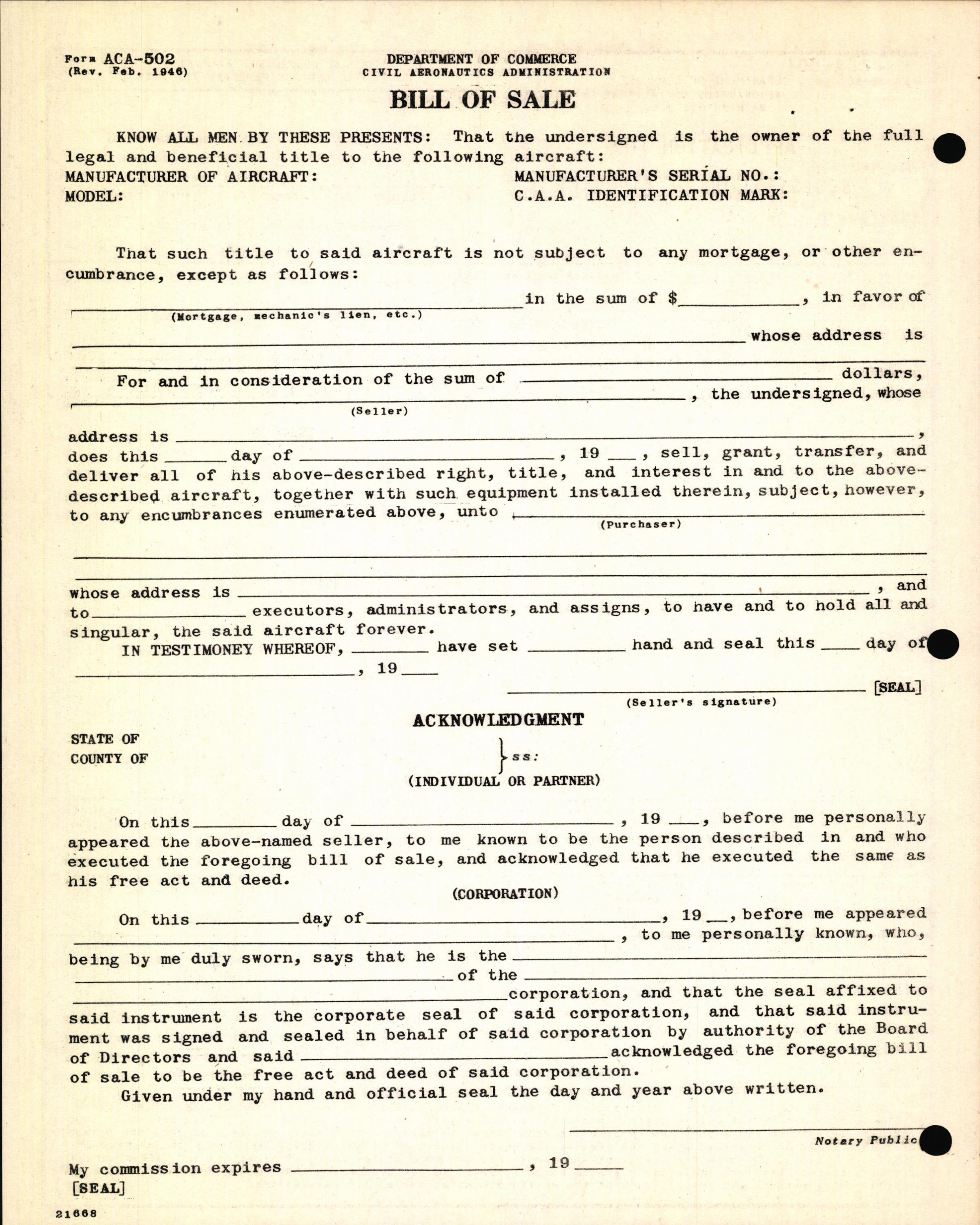 Sample page 6 from AirCorps Library document: Technical Information for Serial Number 1335