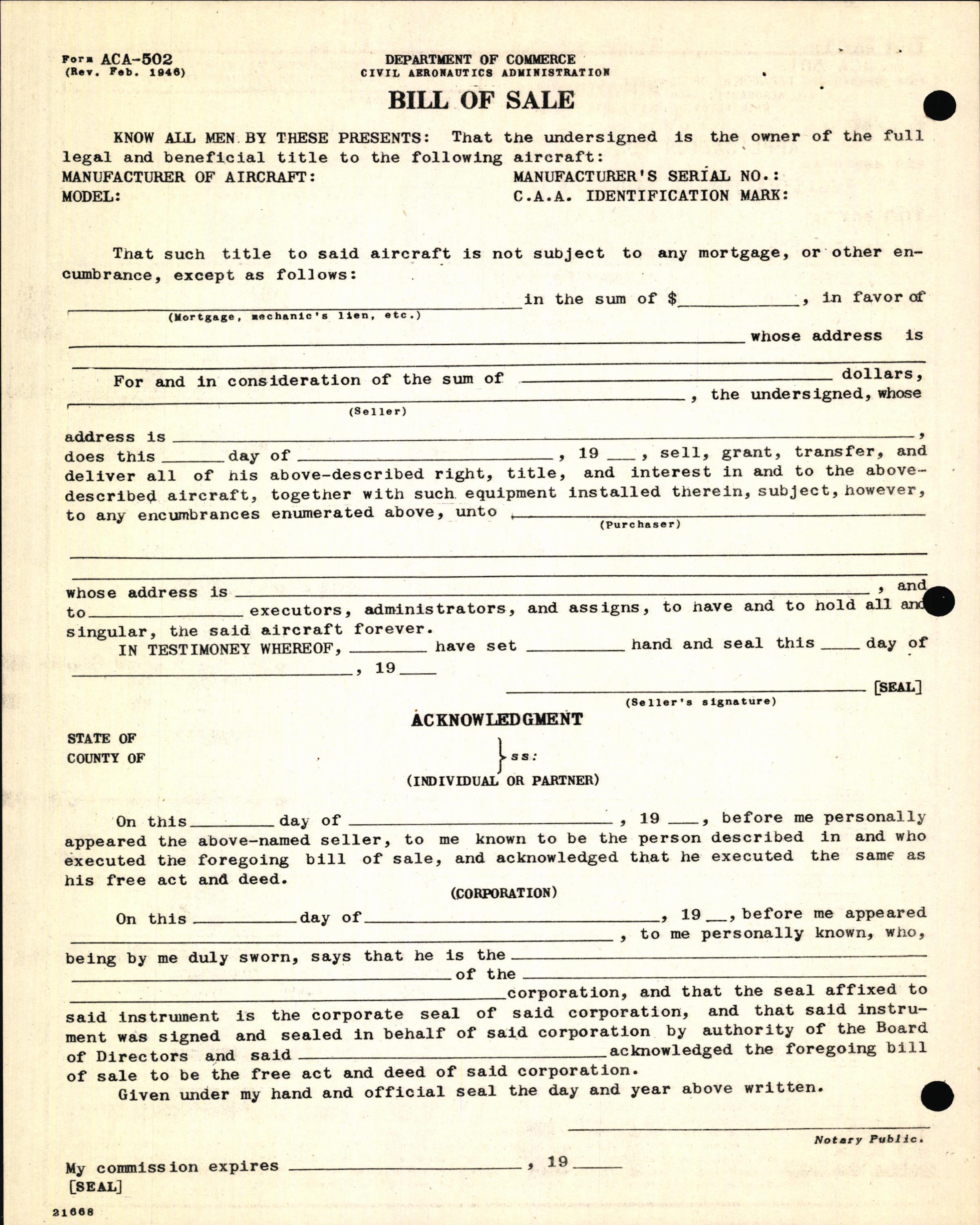 Sample page 6 from AirCorps Library document: Technical Information for Serial Number 1336