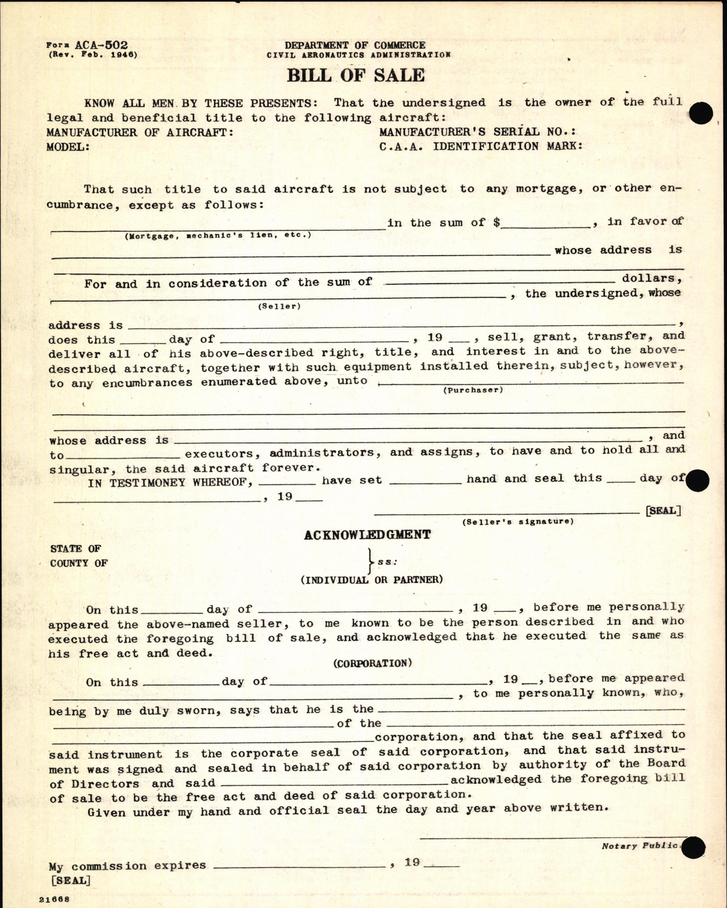 Sample page 6 from AirCorps Library document: Technical Information for Serial Number 1338