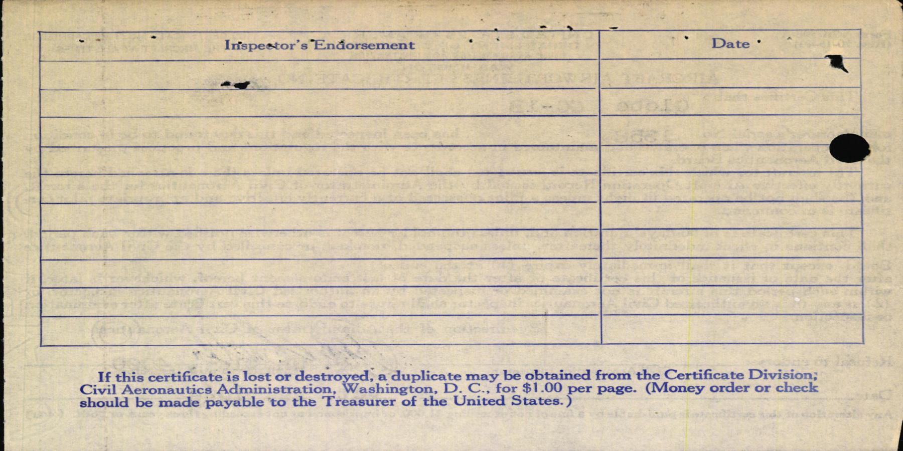 Sample page 8 from AirCorps Library document: Technical Information for Serial Number 1358