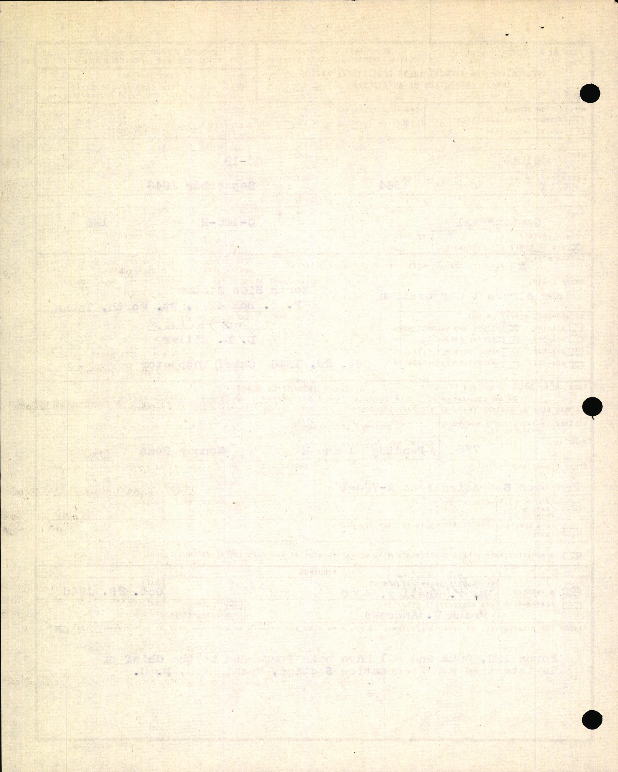 Sample page 4 from AirCorps Library document: Technical Information for Serial Number 1364