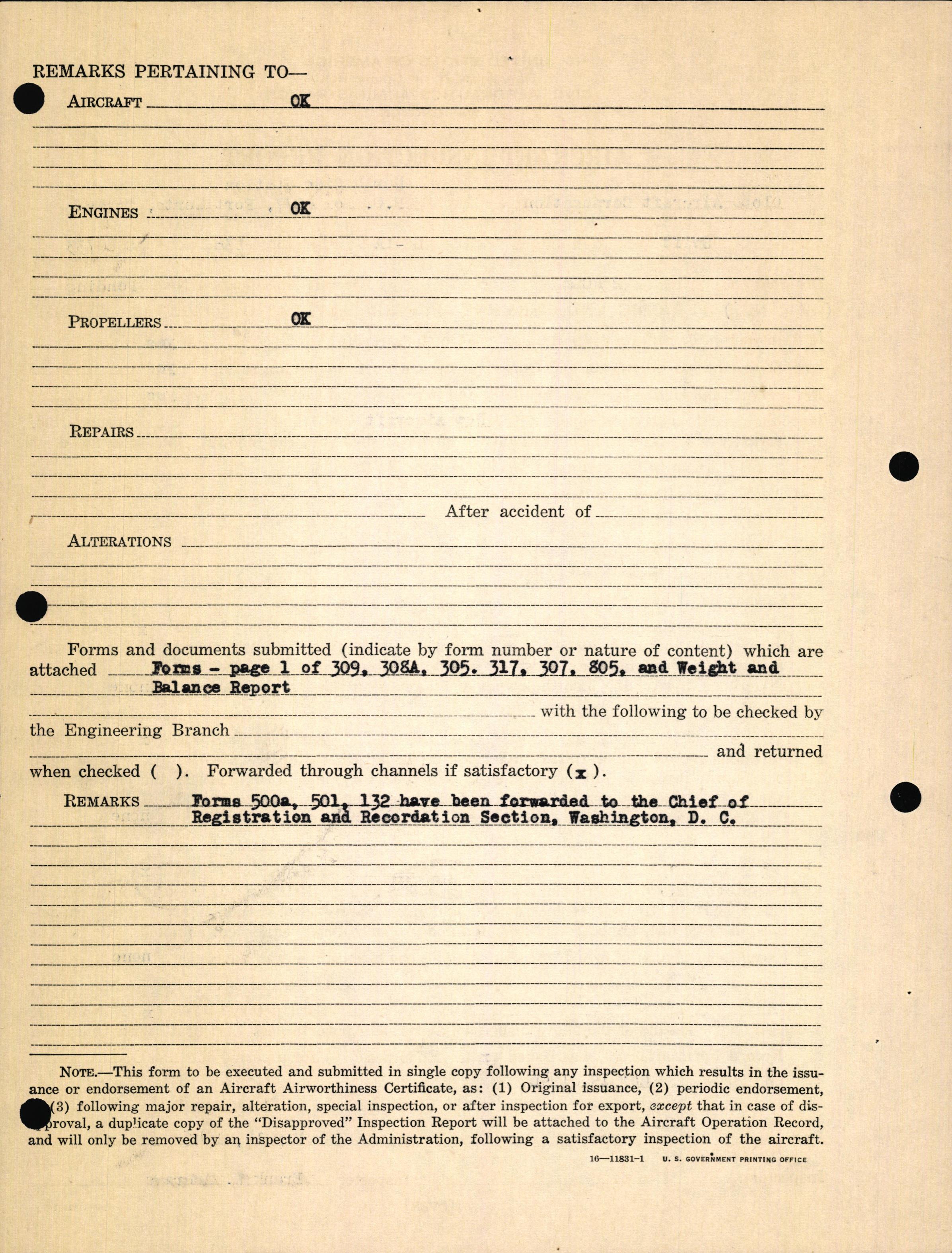 Sample page 6 from AirCorps Library document: Technical Information for Serial Number 136