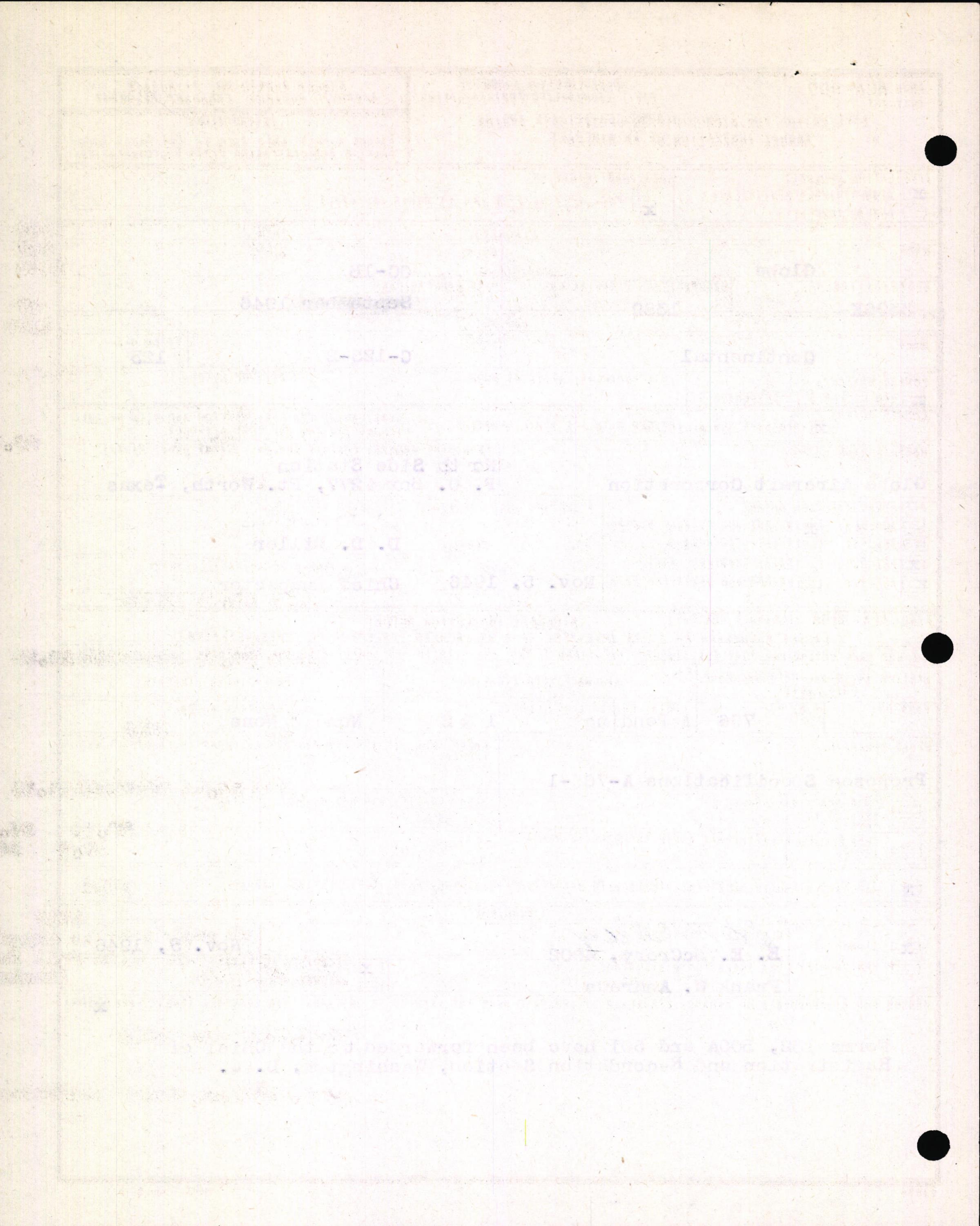 Sample page 4 from AirCorps Library document: Technical Information for Serial Number 1389