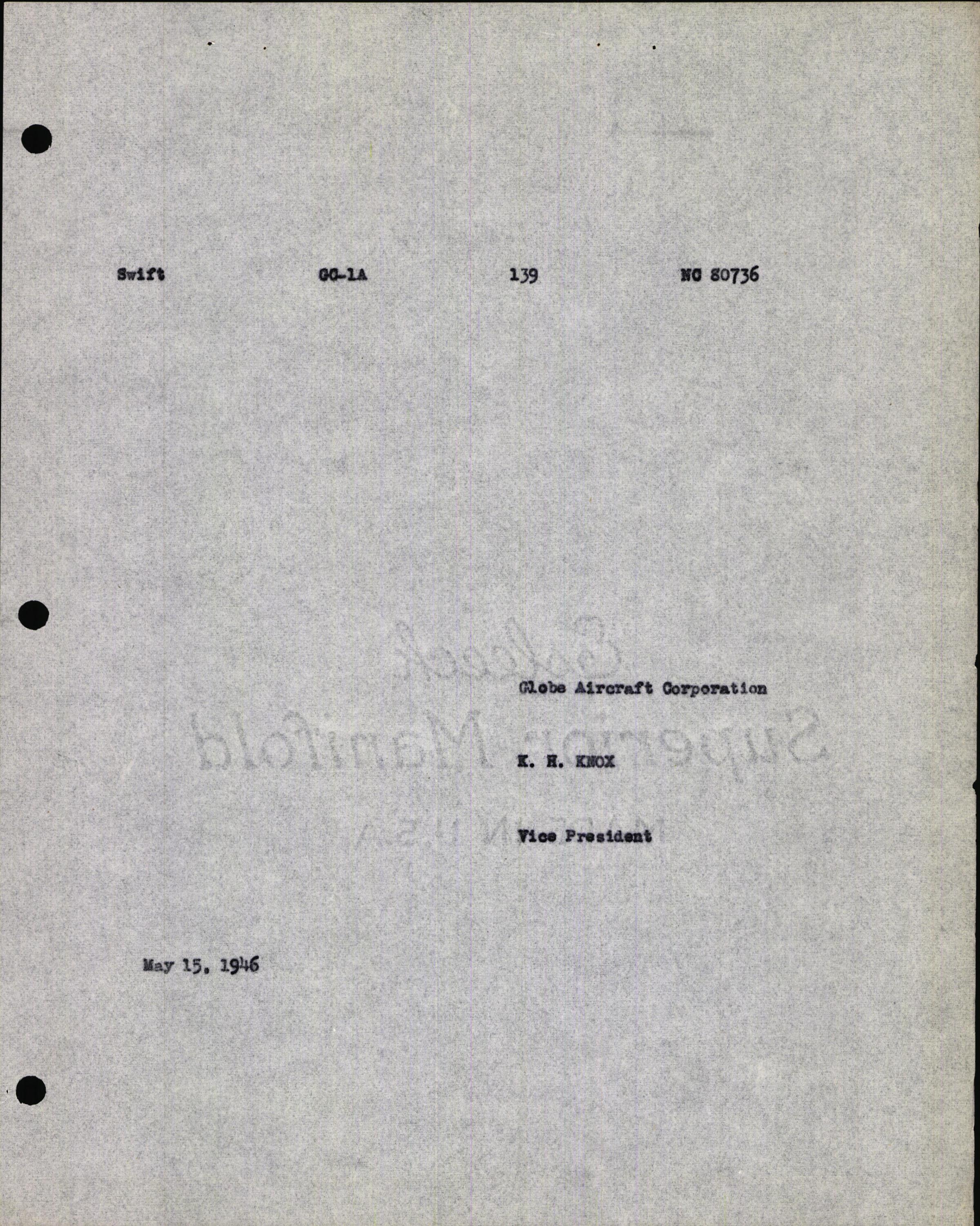 Sample page 7 from AirCorps Library document: Technical Information for Serial Number 139