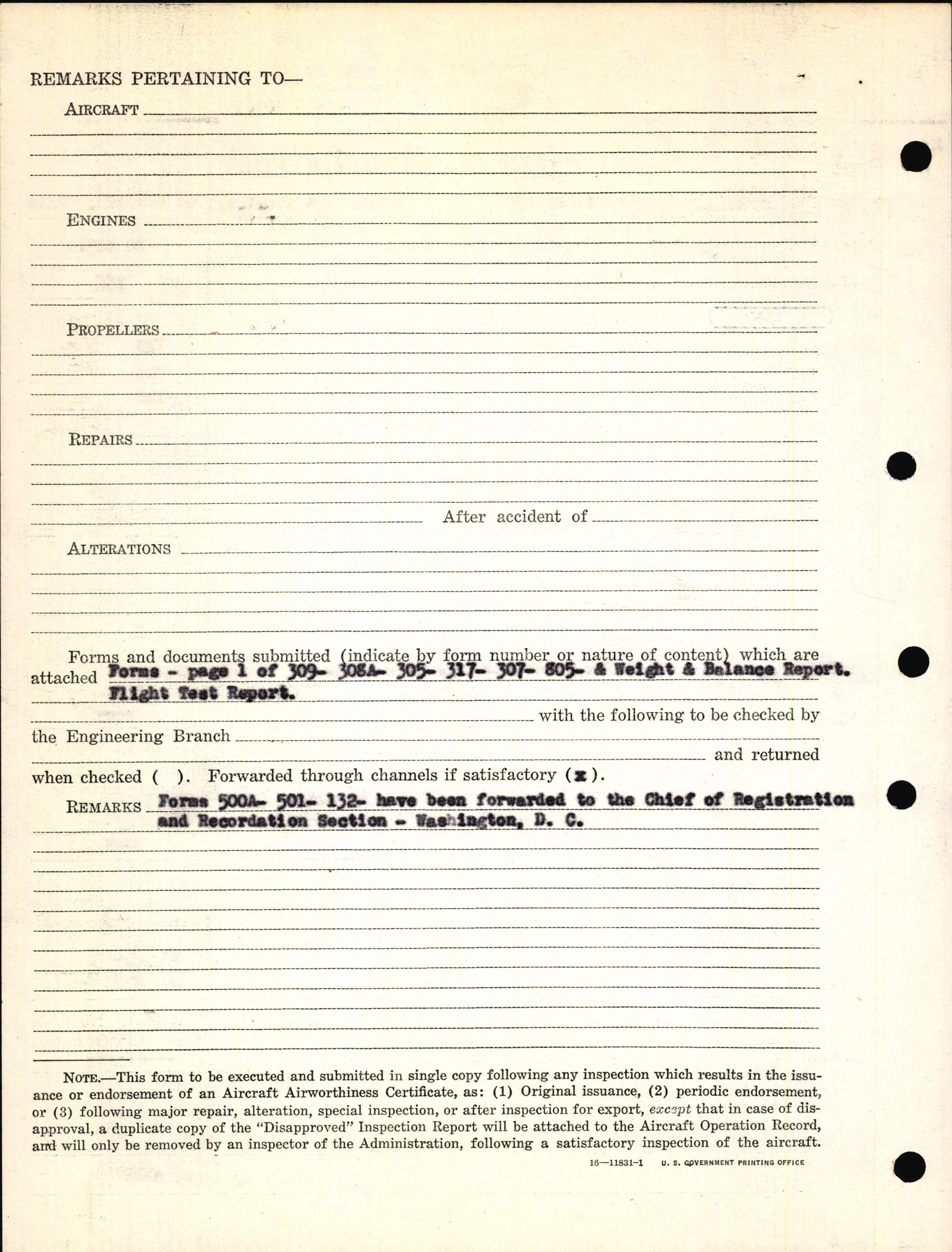 Sample page 6 from AirCorps Library document: Technical Information for Serial Number 13